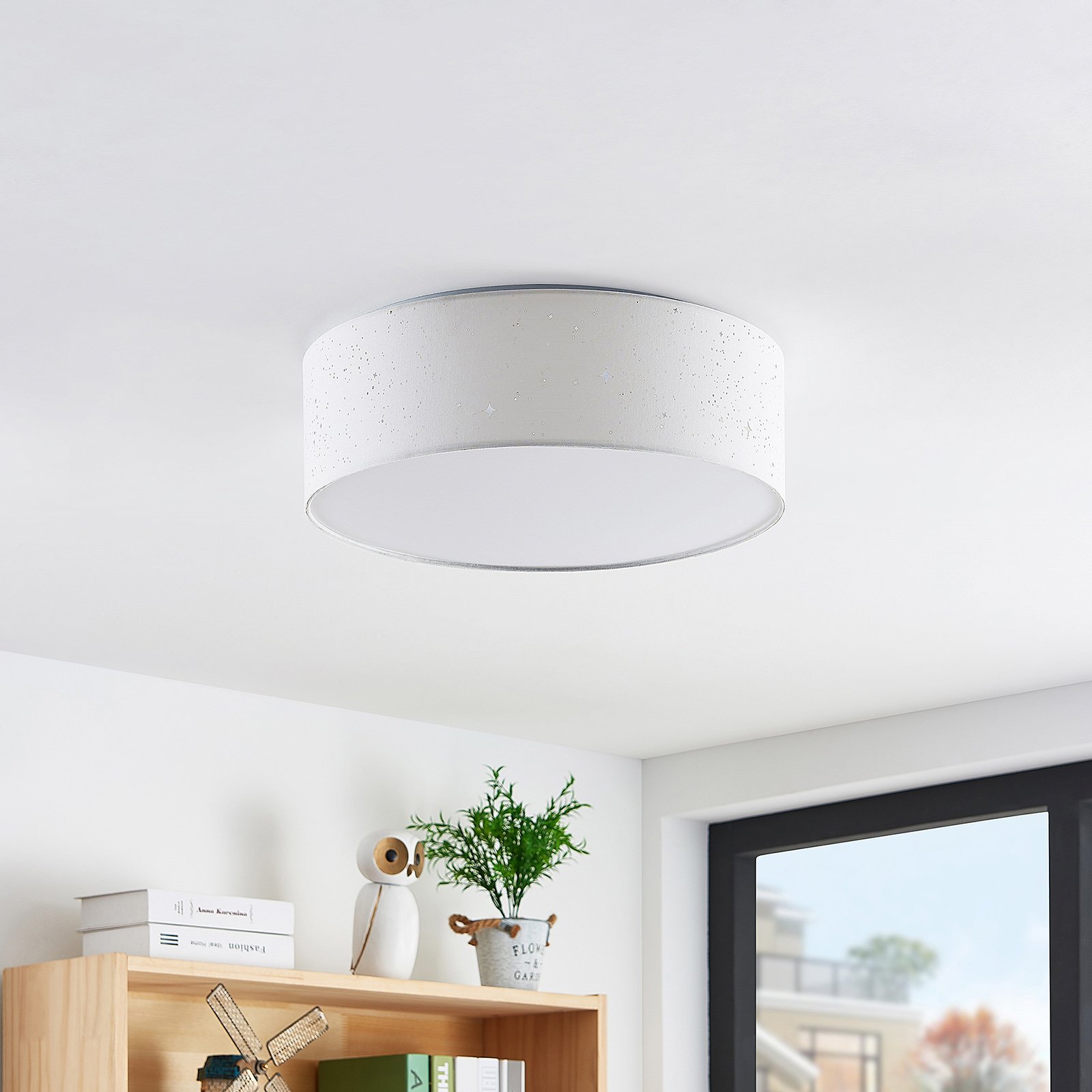 Ellamina LED Ceiling Lamp Ø40 White - Lindby