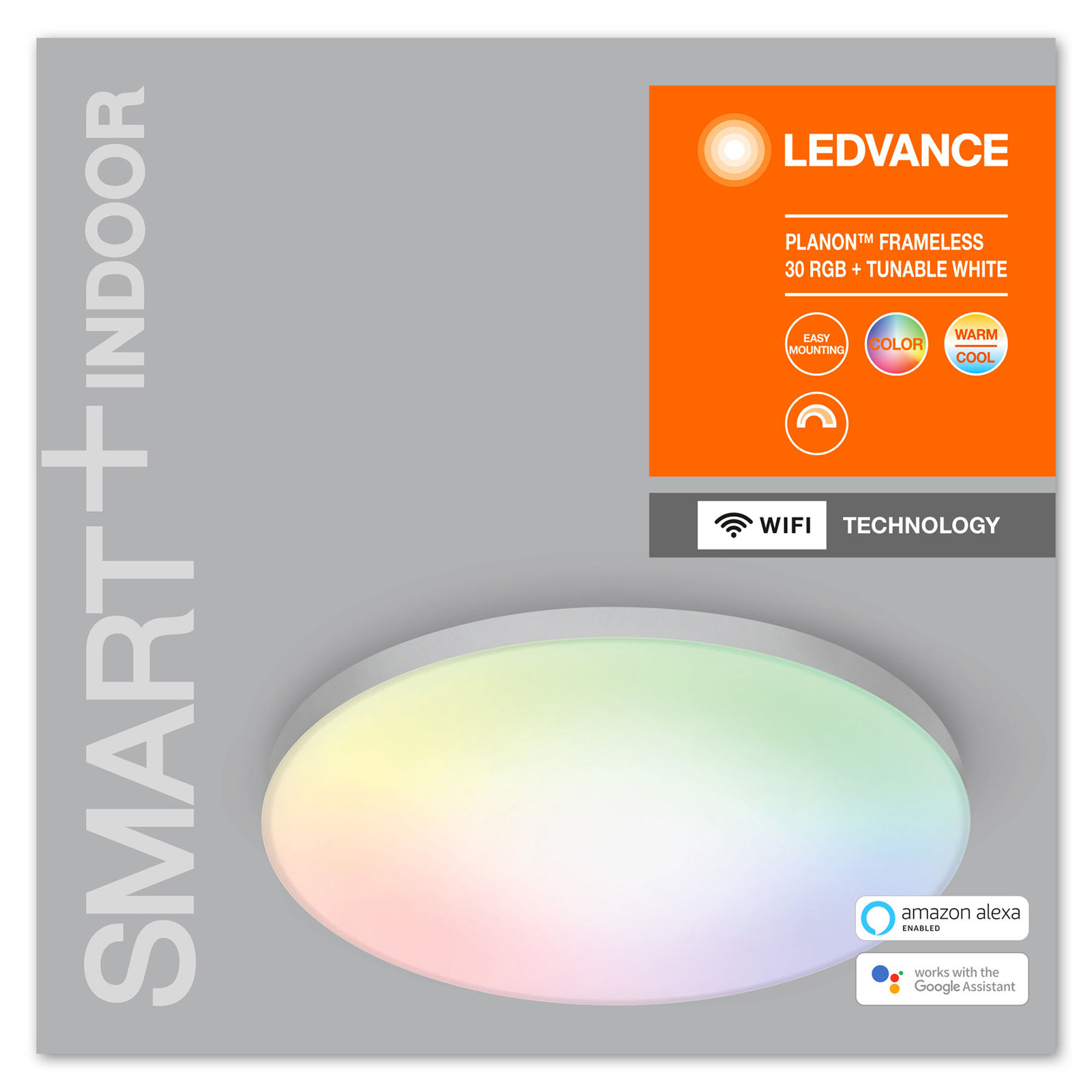 LEDVANCE SMART+ WiFi Planon panel LED RGBW Ø30cm