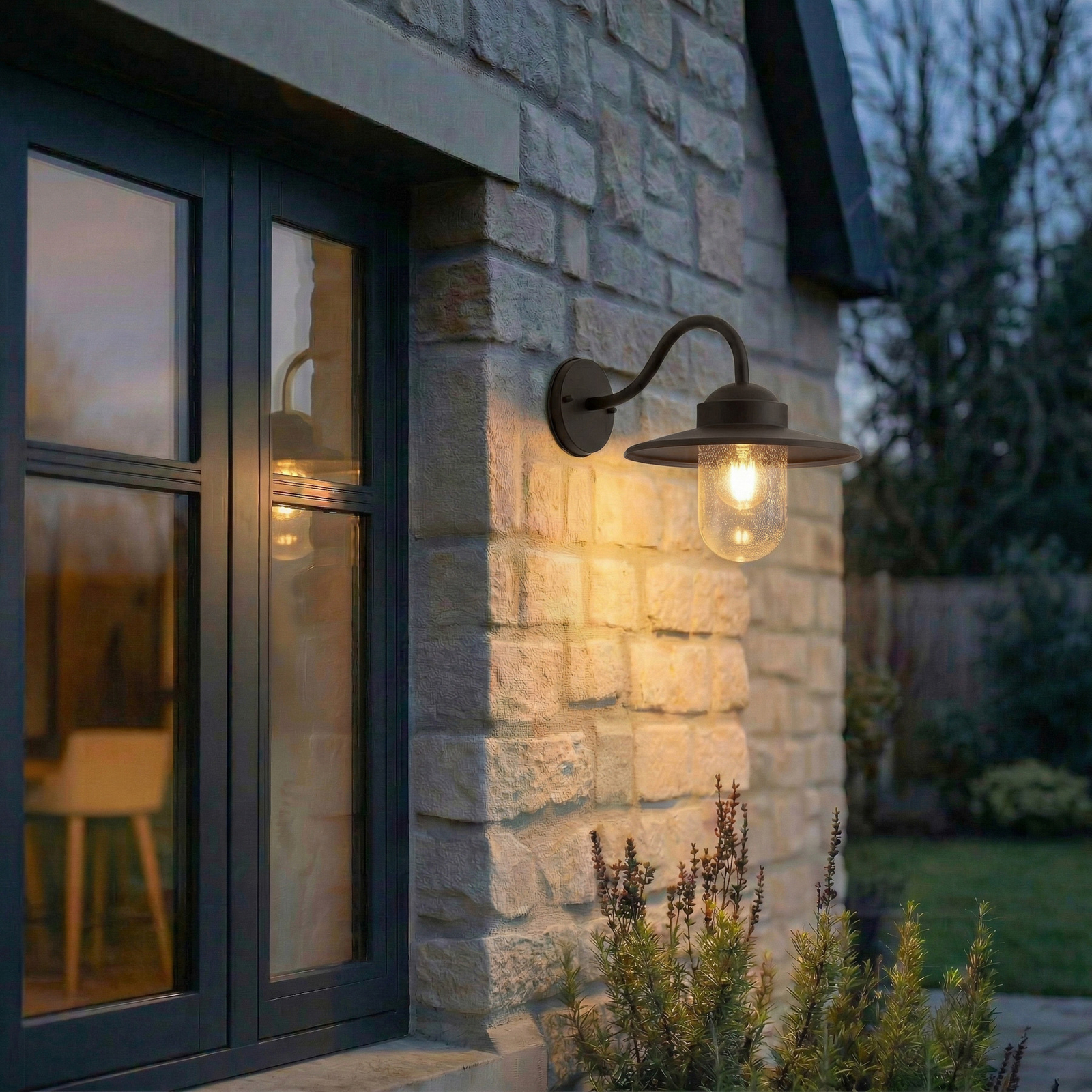 Bilma Outdoor Wall Lamp Rust - Lindby