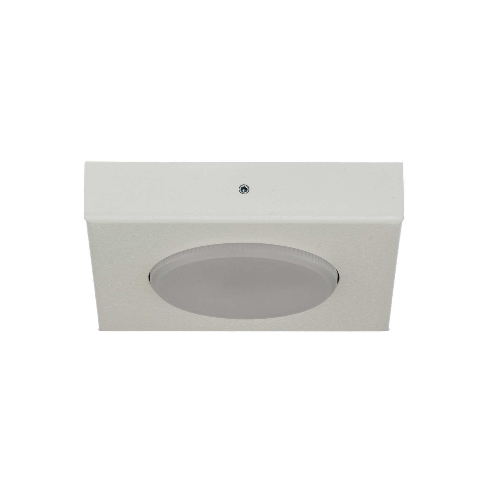 Plafonieră Hero, albă, 12 x 12 cm, metal, GX53