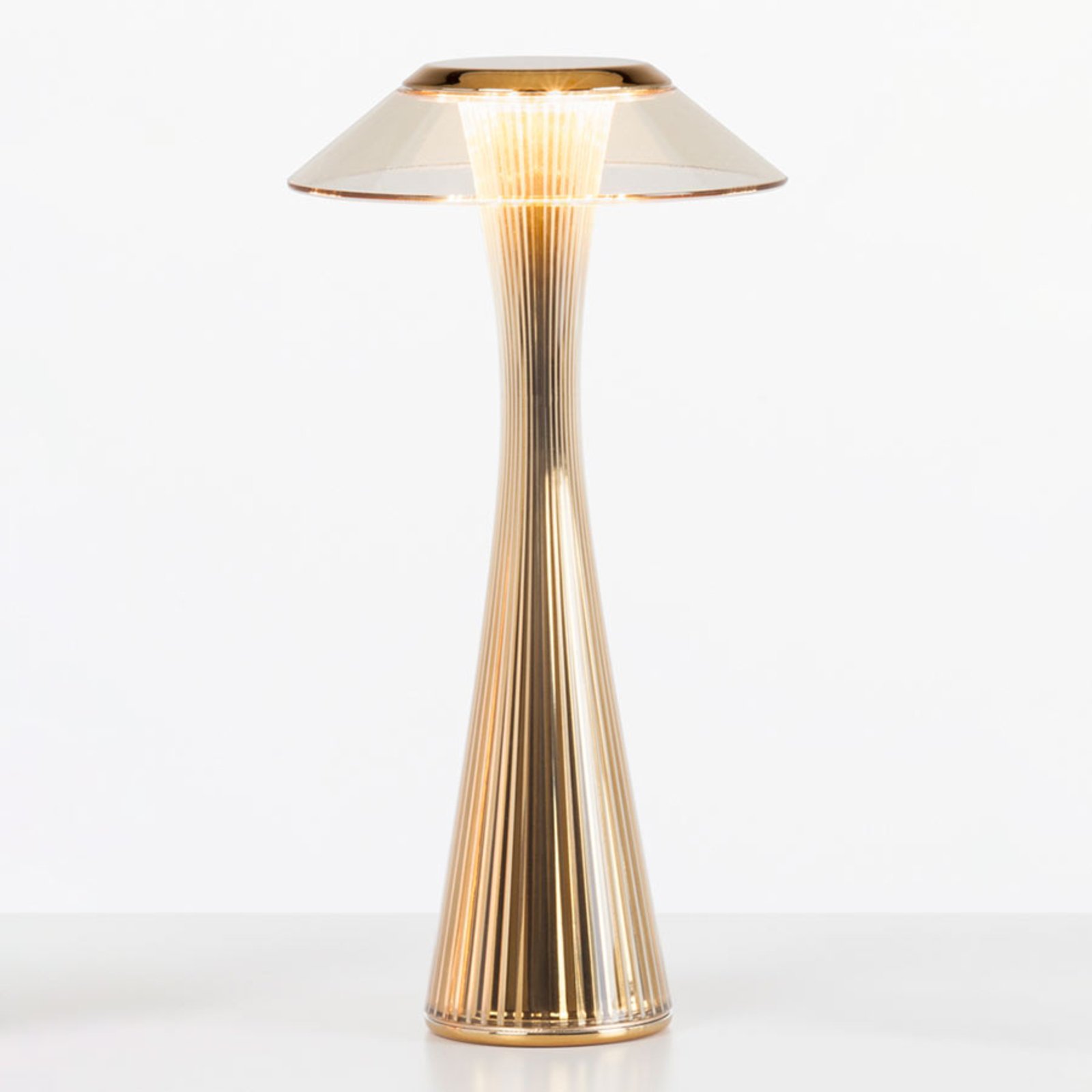 Kartell Space - LED-Designer-Tischleuchte, gold