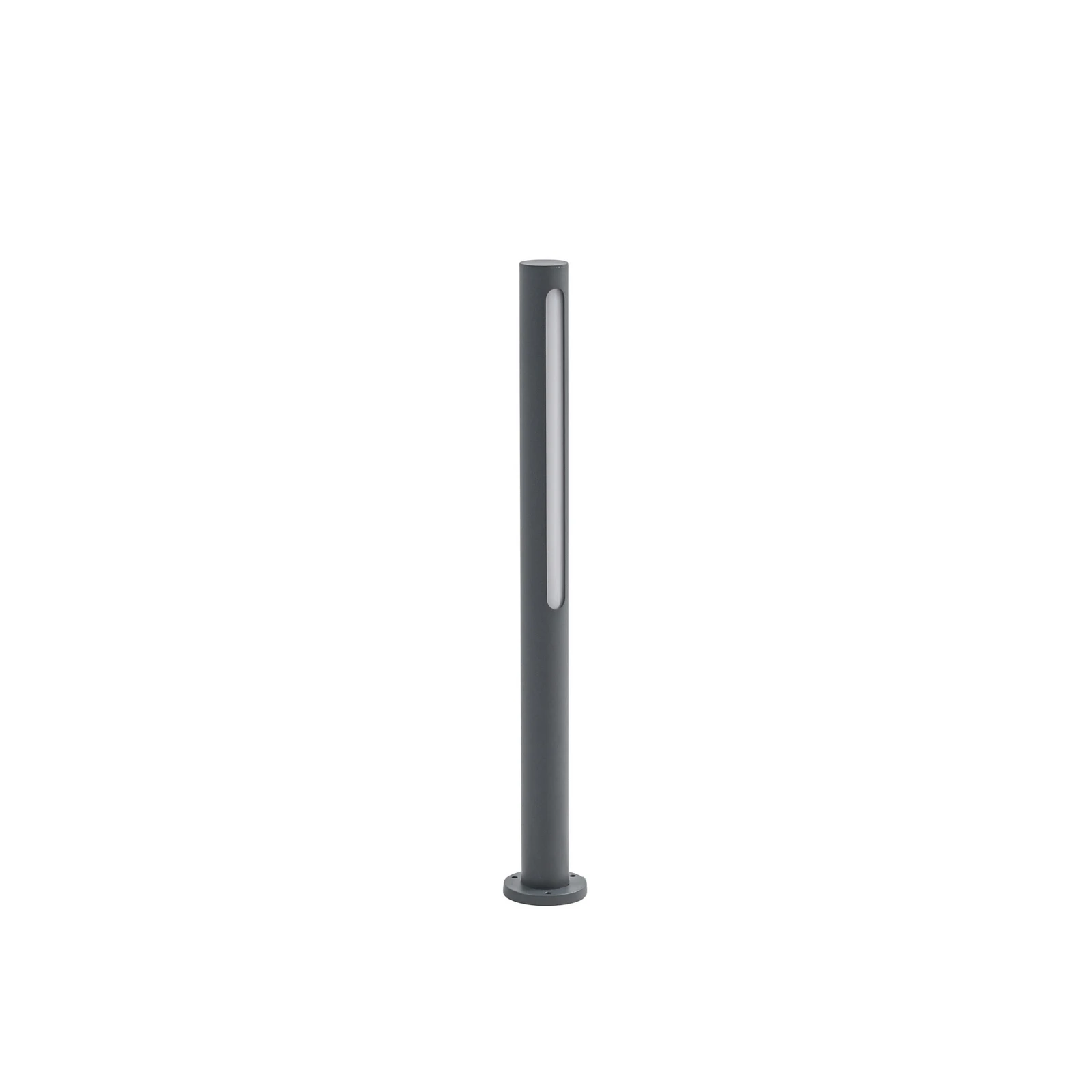 Lindby LED-gatelampe Liravel, høyde 60 cm, antrasitt, IP65