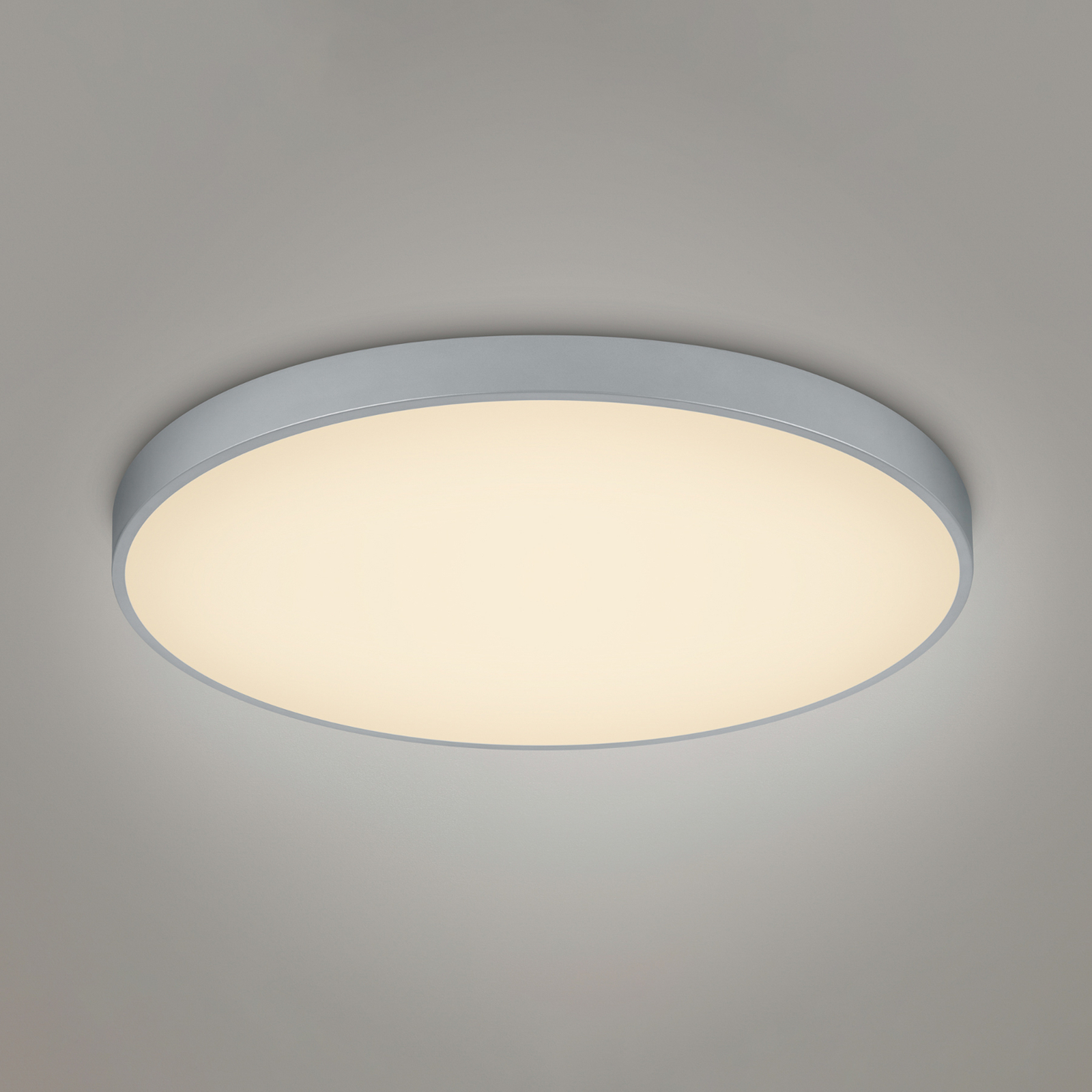LED ceiling lamp Waco, CCT, Ø 75 cm, titanium