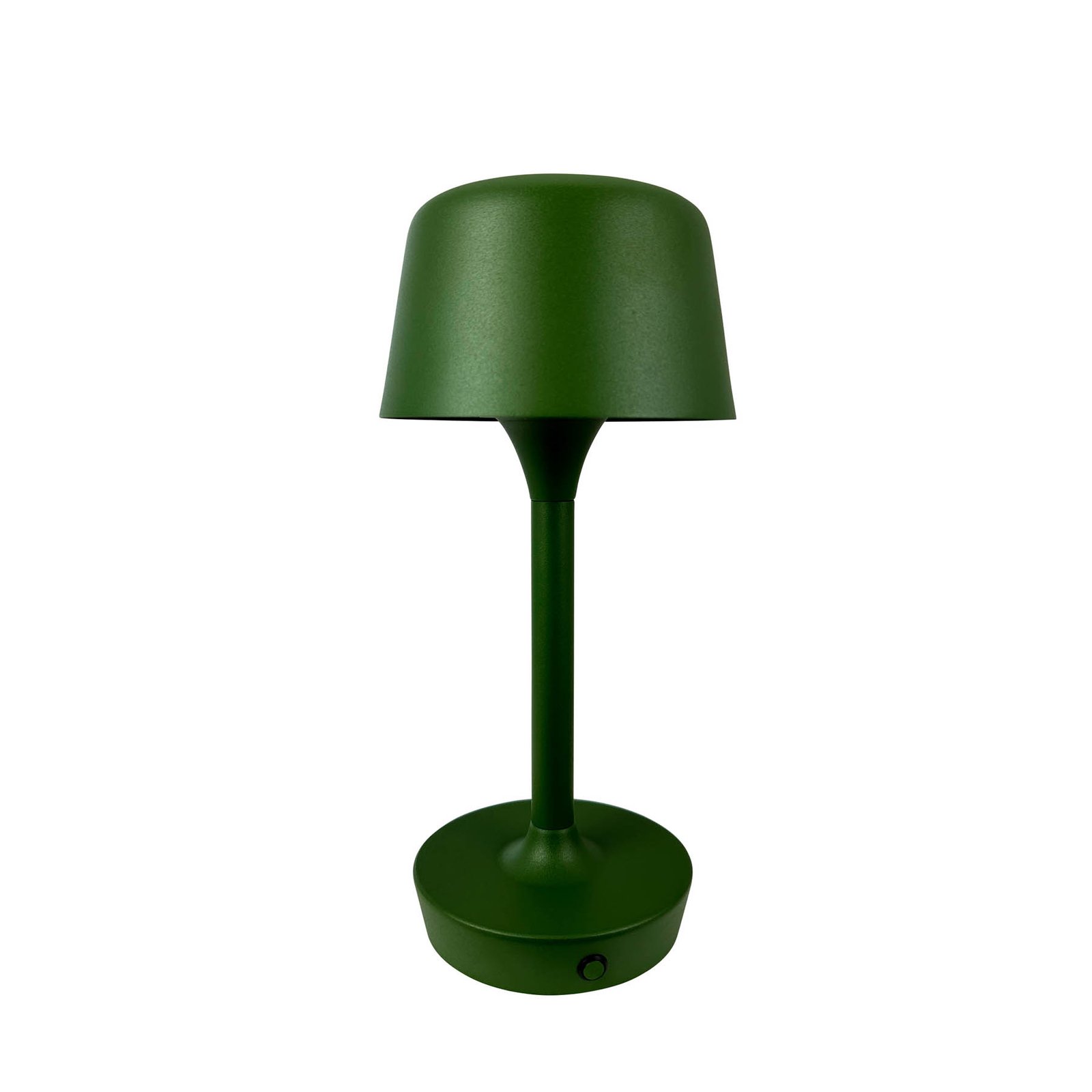 Dyberg Larsen LED table lamp Flow, green, height 25 cm