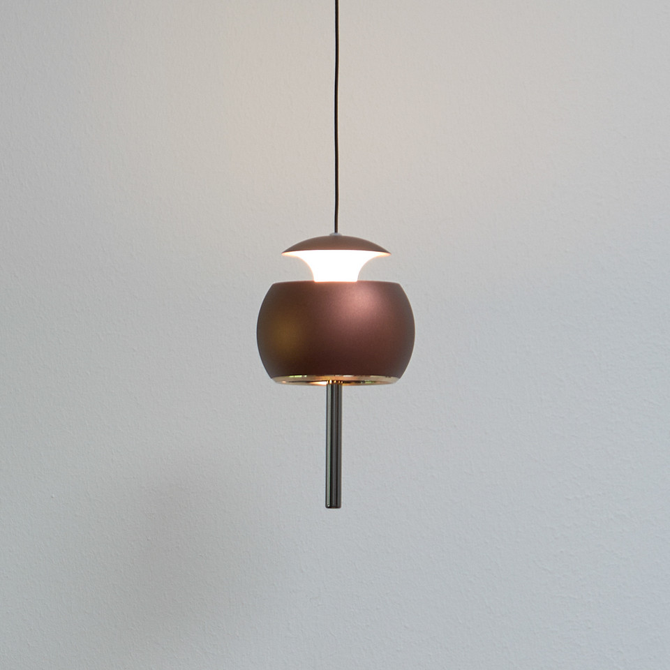 Loom Design Parachute pendellampa Coffee, brun / rost från Loom Design