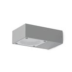 Ideal Lux Außenwandlampe Sirio, grau, Breite 10 cm, Metall