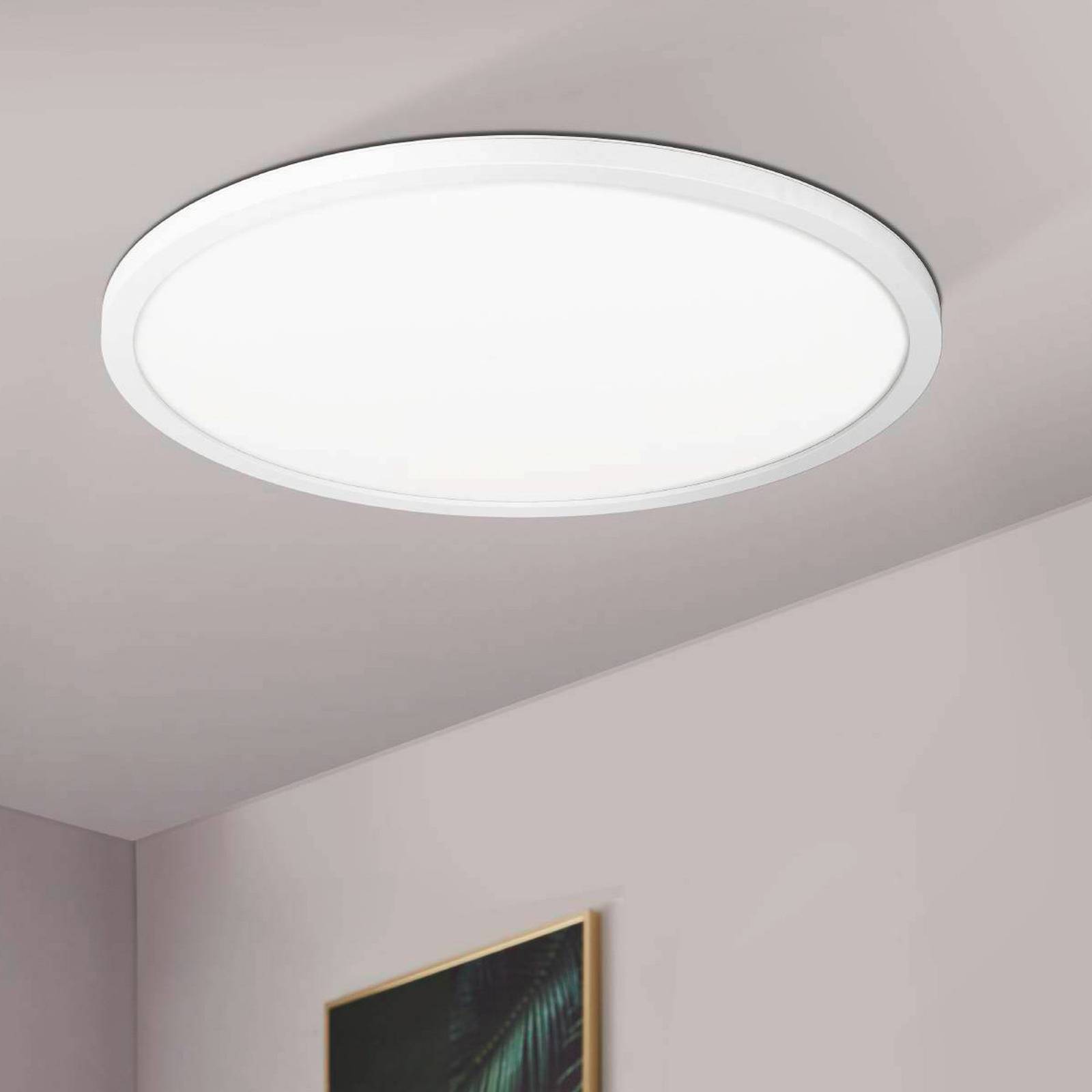 Photos - Chandelier / Lamp EGLO connect Rovito-Z ceiling lamp white, Ø 42cm 