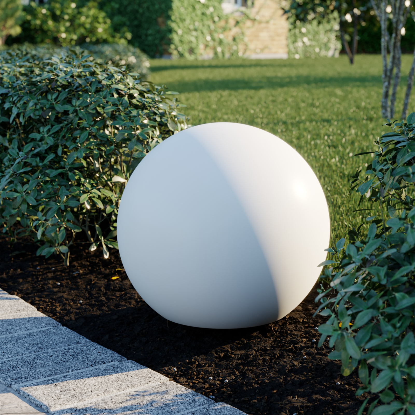 Světlo - koule Cumulus M pro zahradu, Ø 45 cm