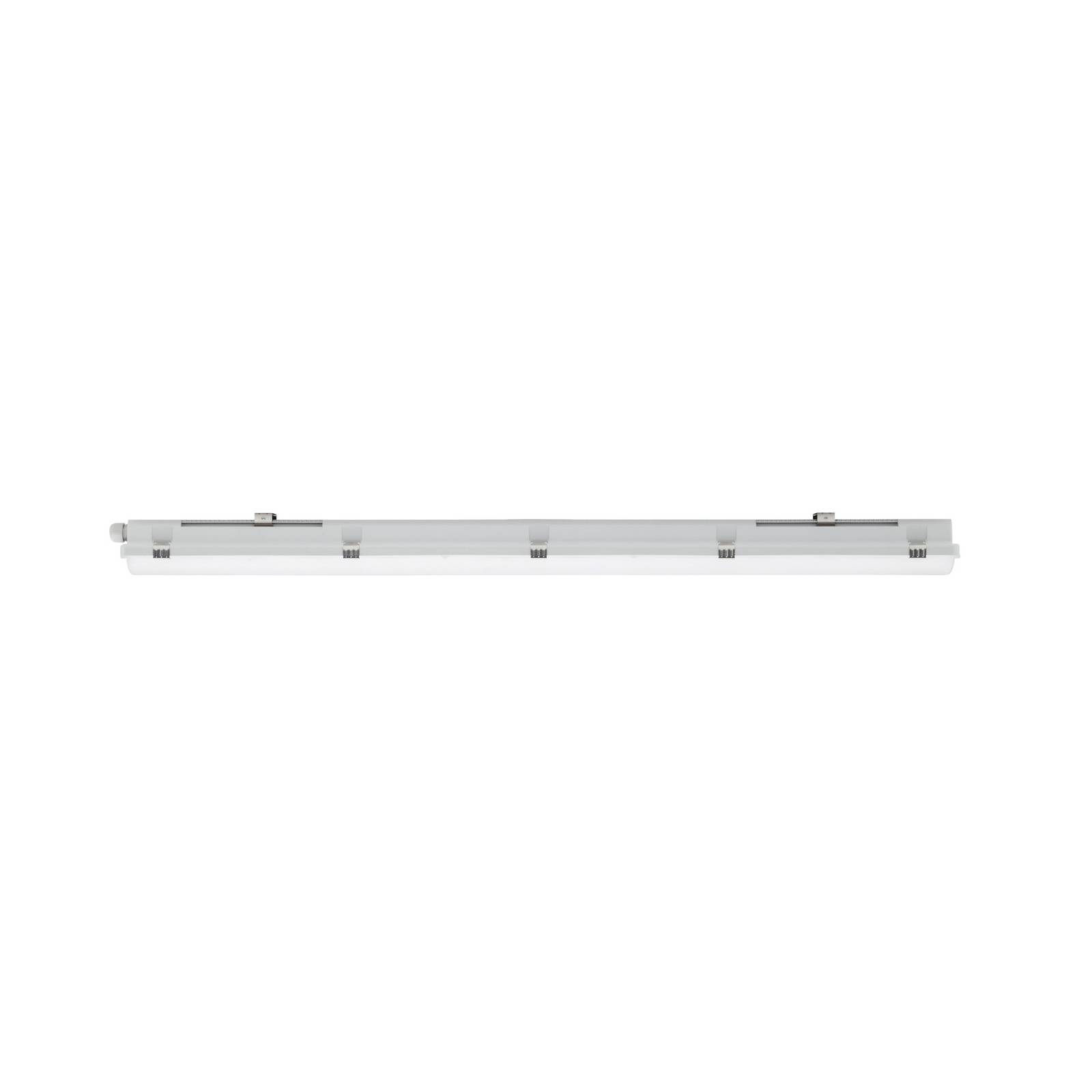 LED-Sensor-Wannenleuchte RESISTO, grau, 120 cm 34 W 840 IP66