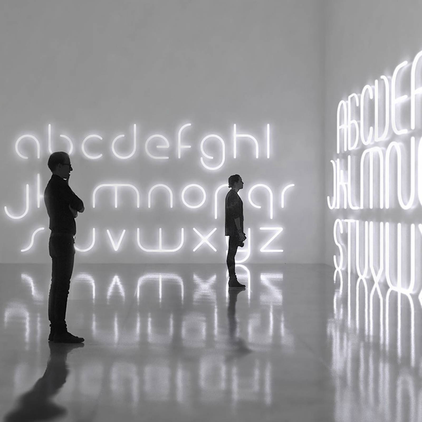Artemide Alphabet of Light ściana mała litera u