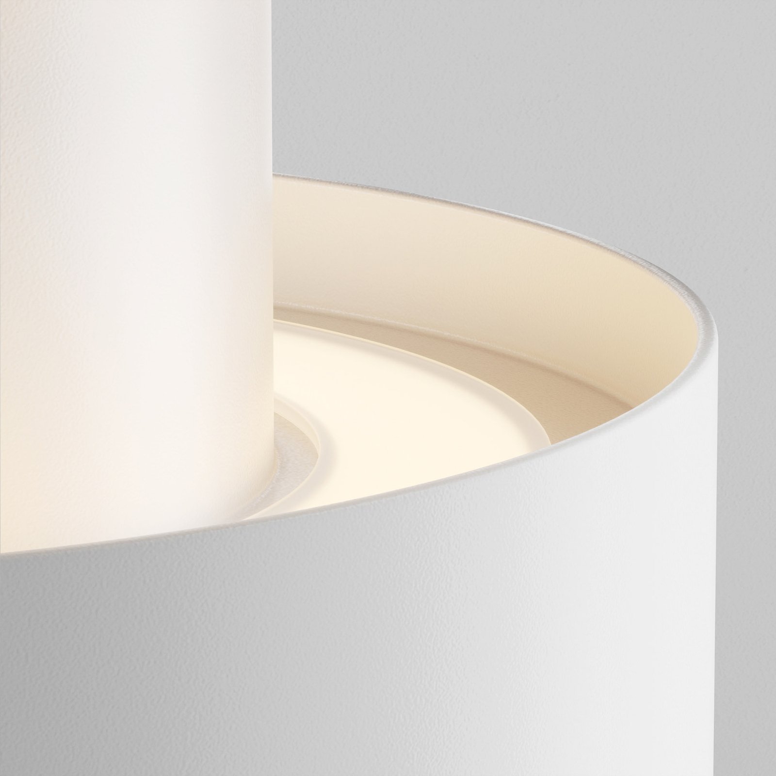 Maytoni Planet LED ceiling light, Ø 12 cm, white