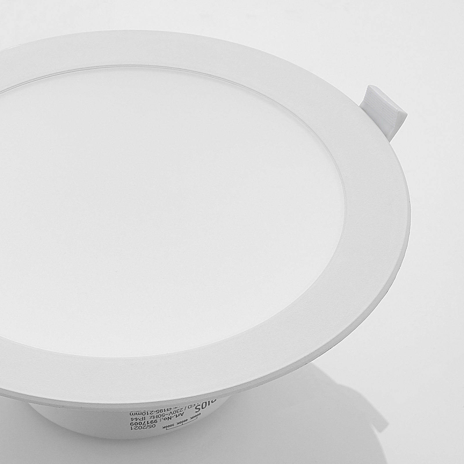 Prios Rida LED inbouwspot, CCT, 22,5 cm, 25 W