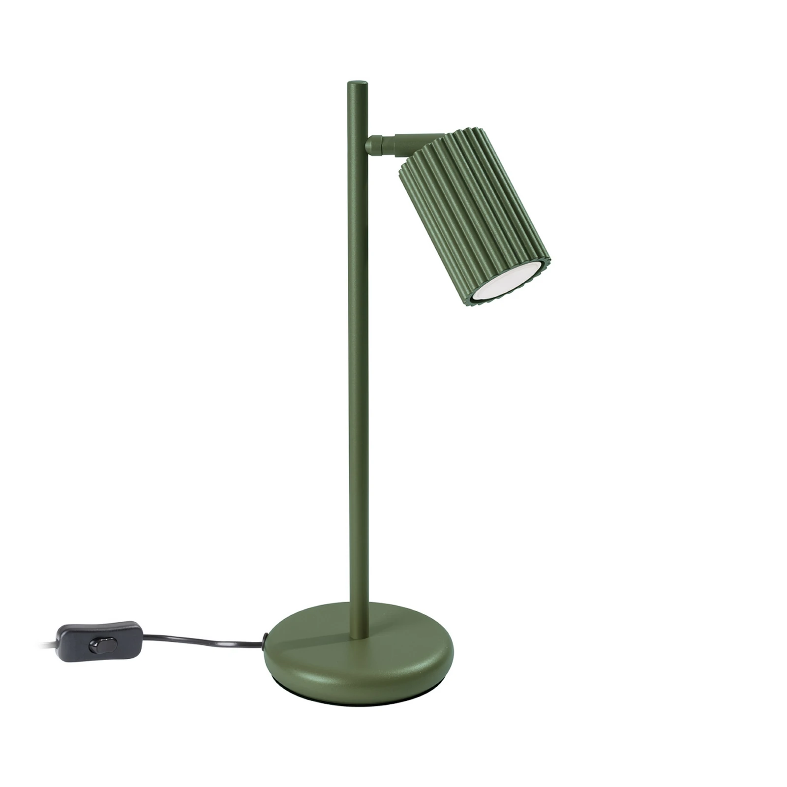 ALORA stolna lampa, visina 43 cm, maslinasto zelena, metalna, GU10