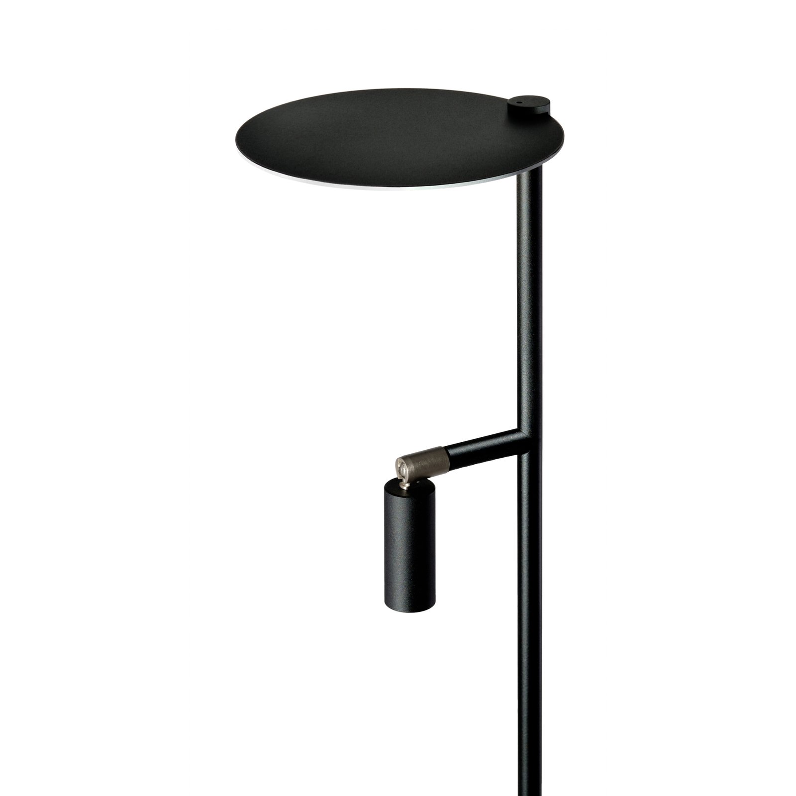 Lámpara mesa LED Kelly foco ajustable negro/níquel