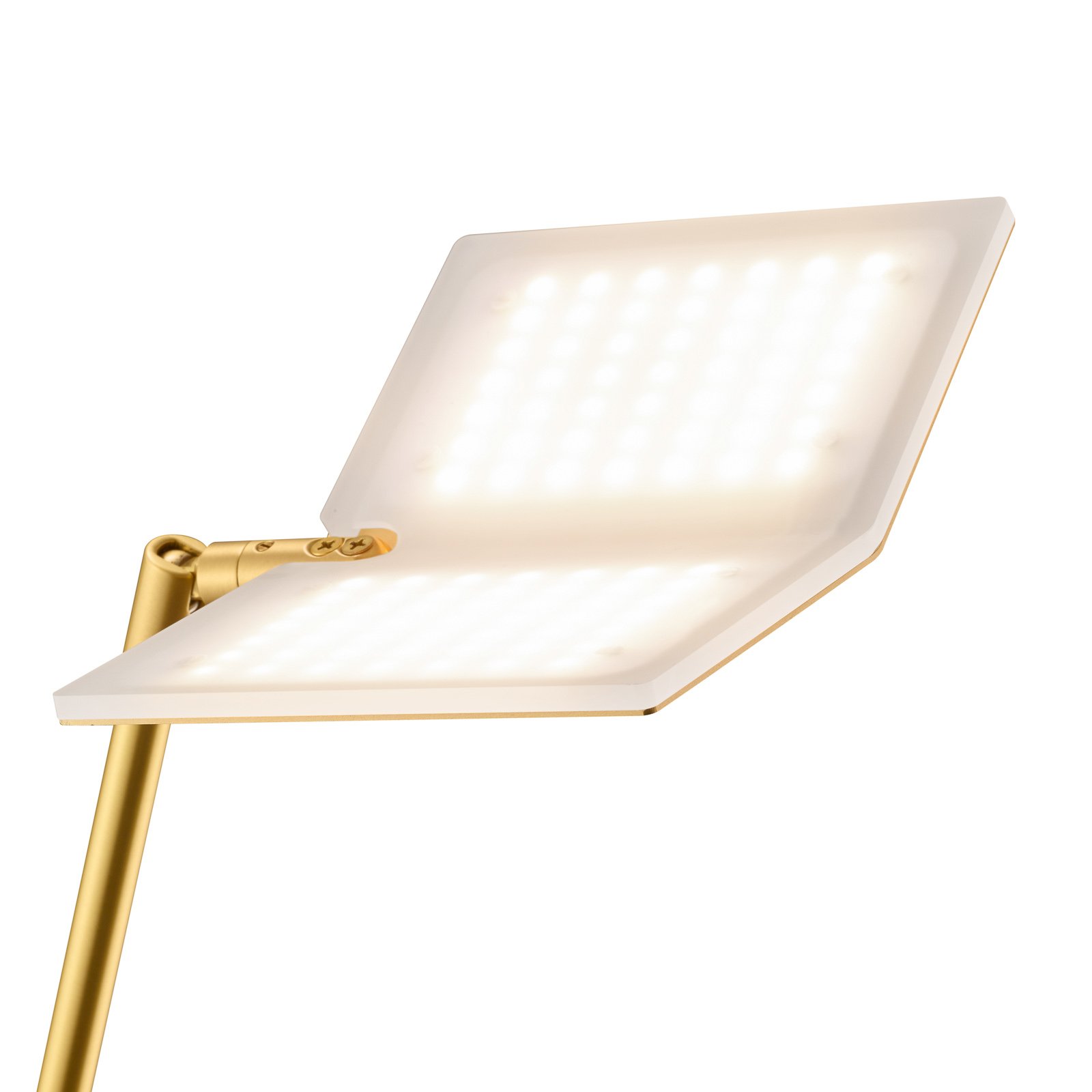 BANKAMP Book stojací lampa LED, mosaz