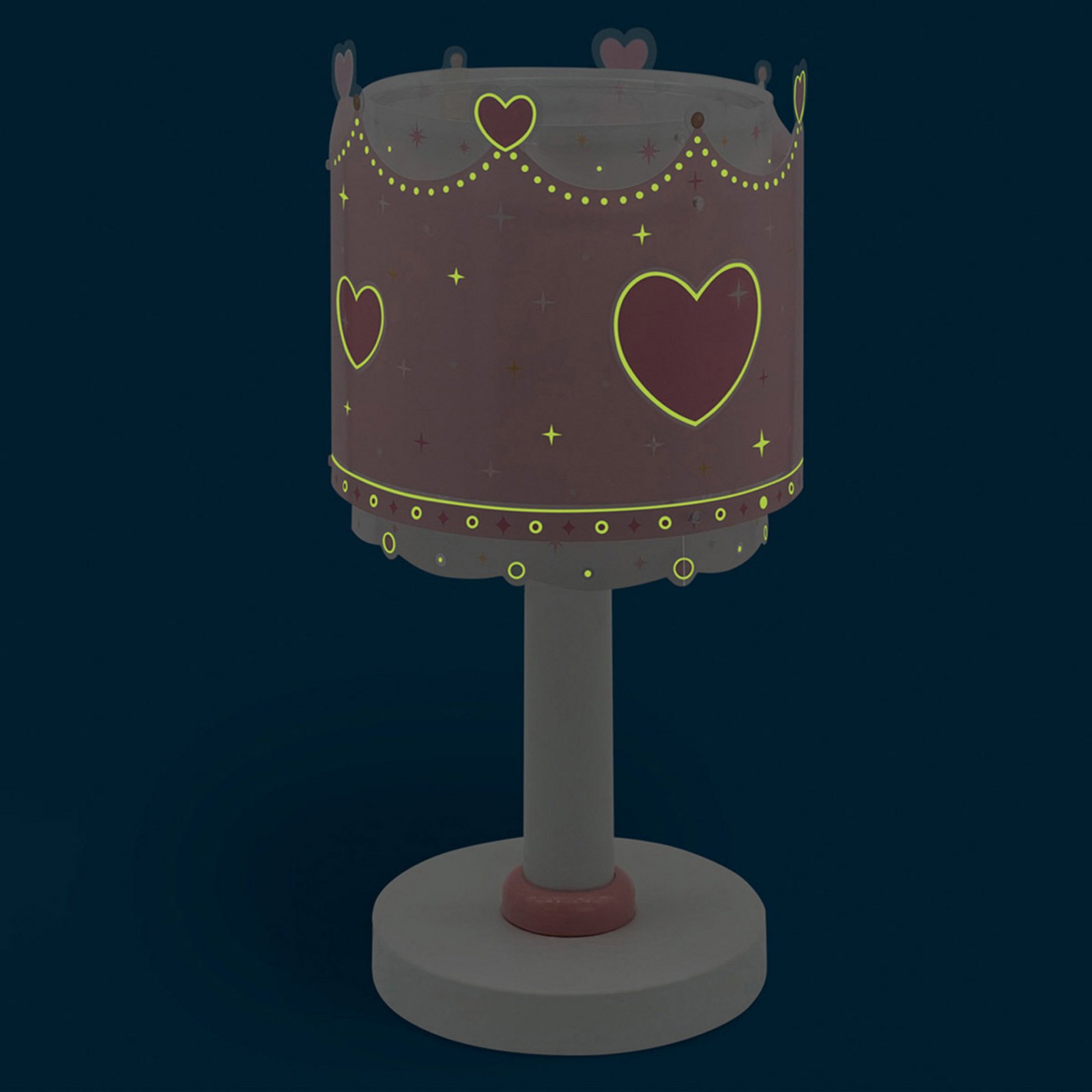 Lampe de table pour enfants Little Queen, G4, Ø 15 cm