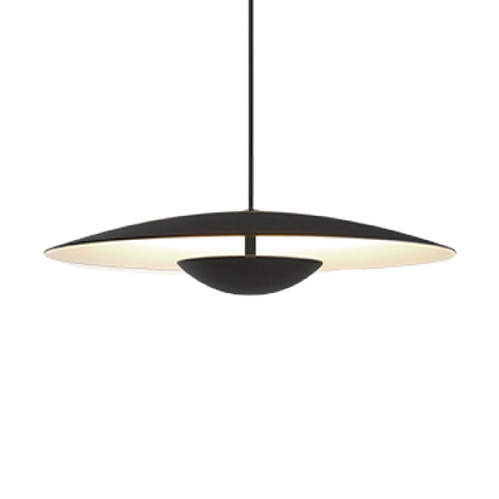 MARSET Ginger LED hanglamp, Triac Ø20cm zwart/wit