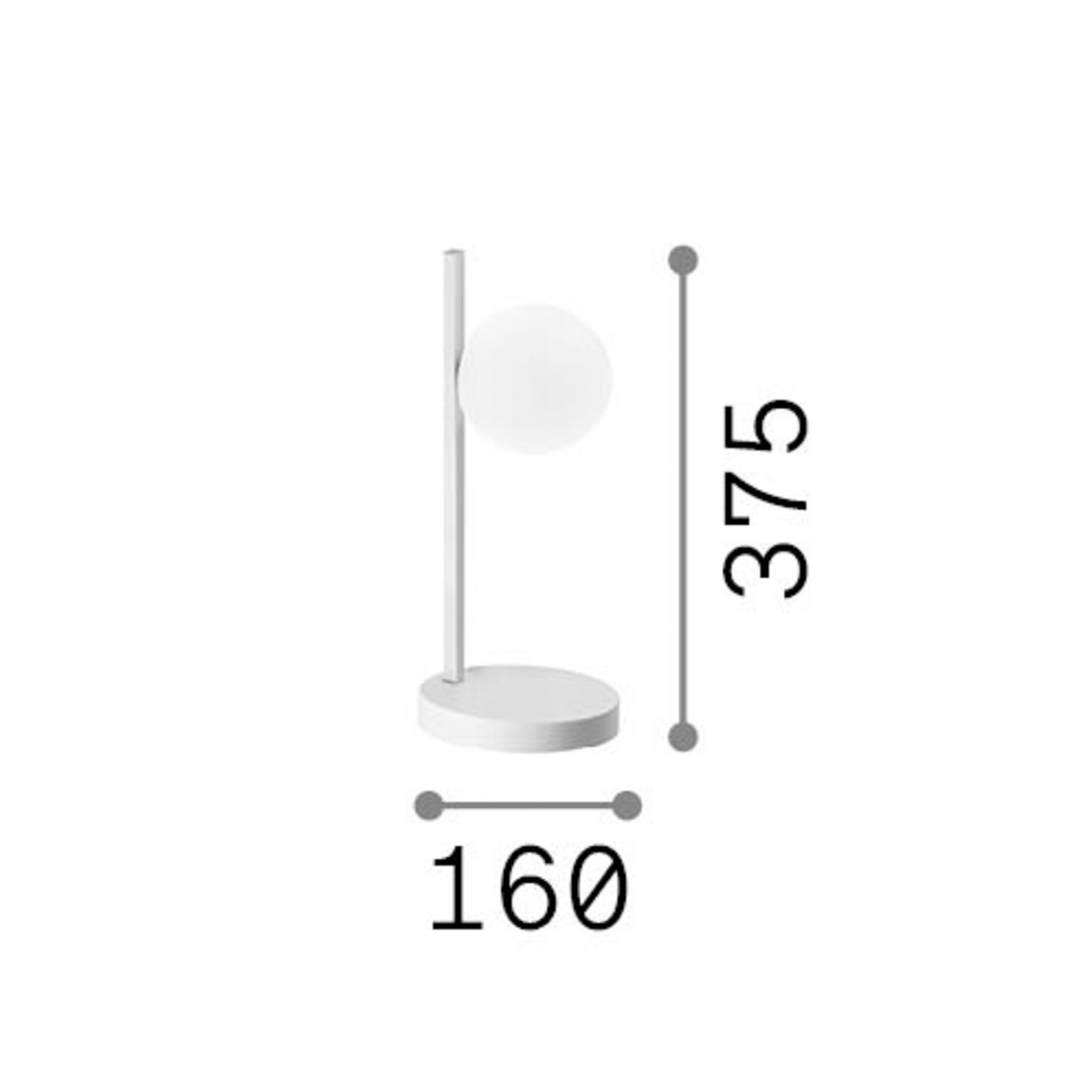 IDEAL LUX Binomio asztali lámpa, fekete, magasság 38 cm, fém IDEAL LUX Binomio asztali lámpa, fekete, magasság 38 cm, fém