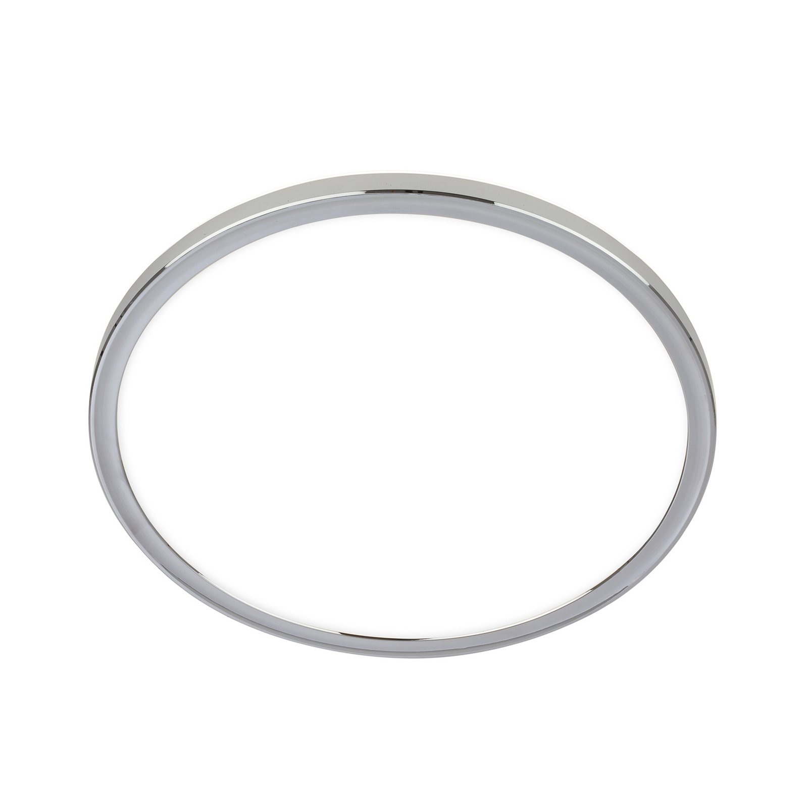 Lámpara LED de techo para baño Pulap, Ø 42 cm, cromado/blanco metal