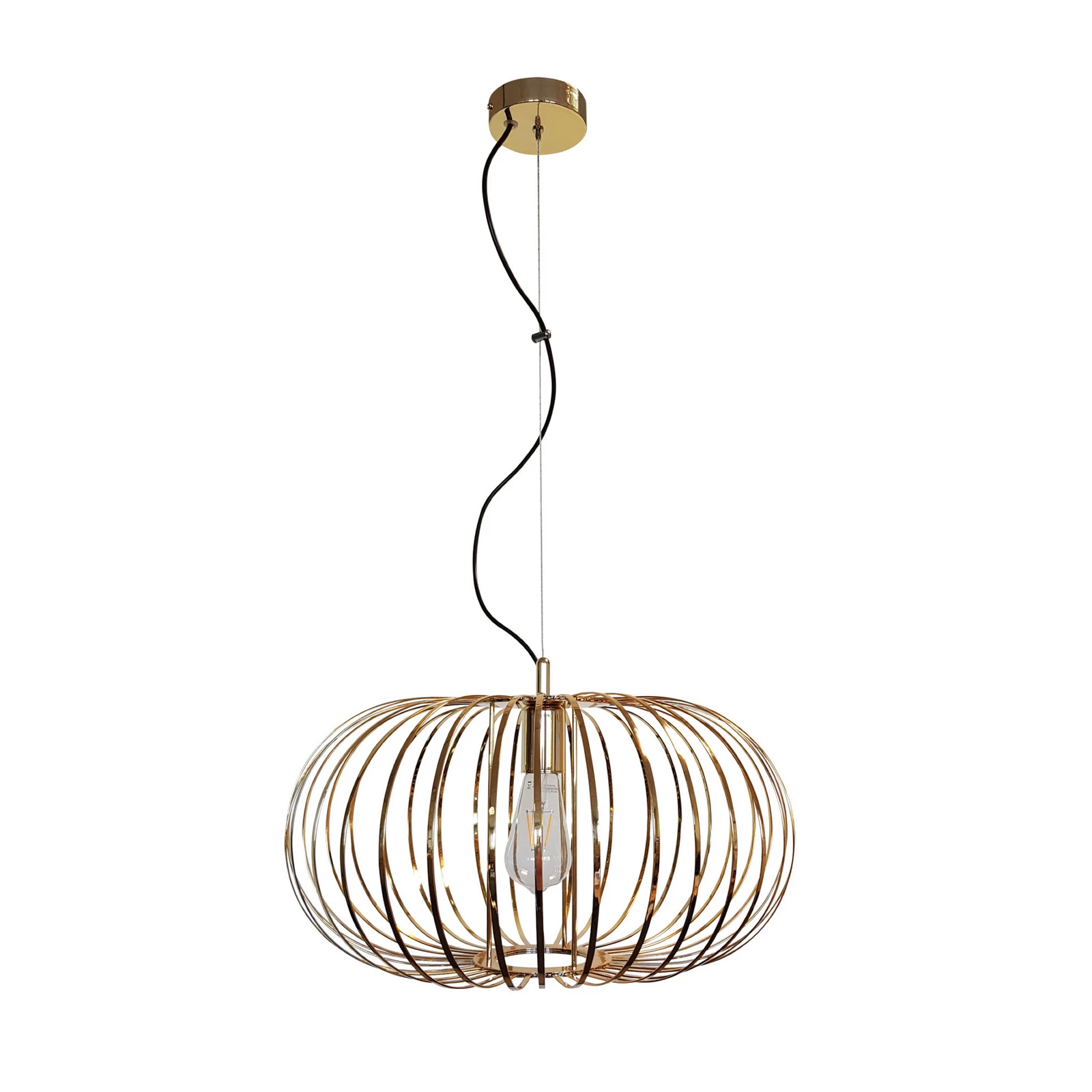 Piekaramā lampa Globe, Ø 51 cm, zelta krāsā, 1 spuldze, E27