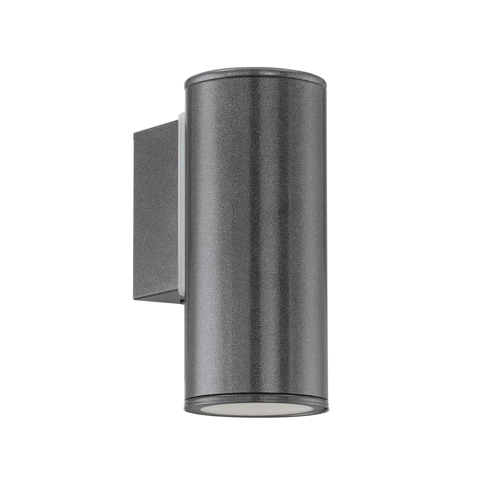 Wandlampe Riga, anthrazit, Höhe 15 cm, Metall