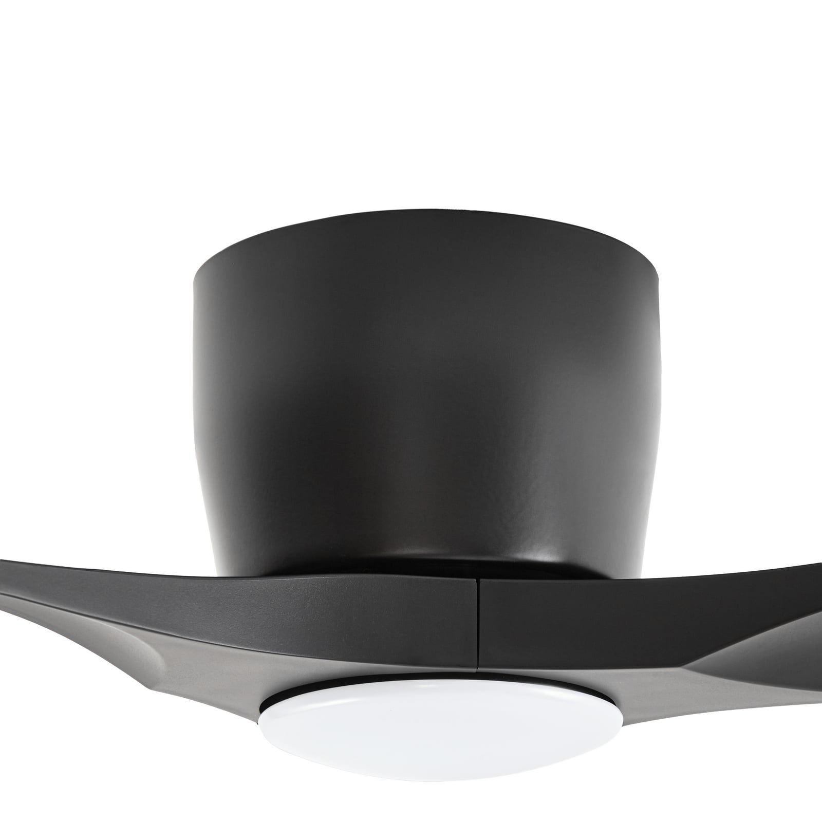 Lucande Smart LED-Deckenventilator Moneno, schwarz, DC, Tuya