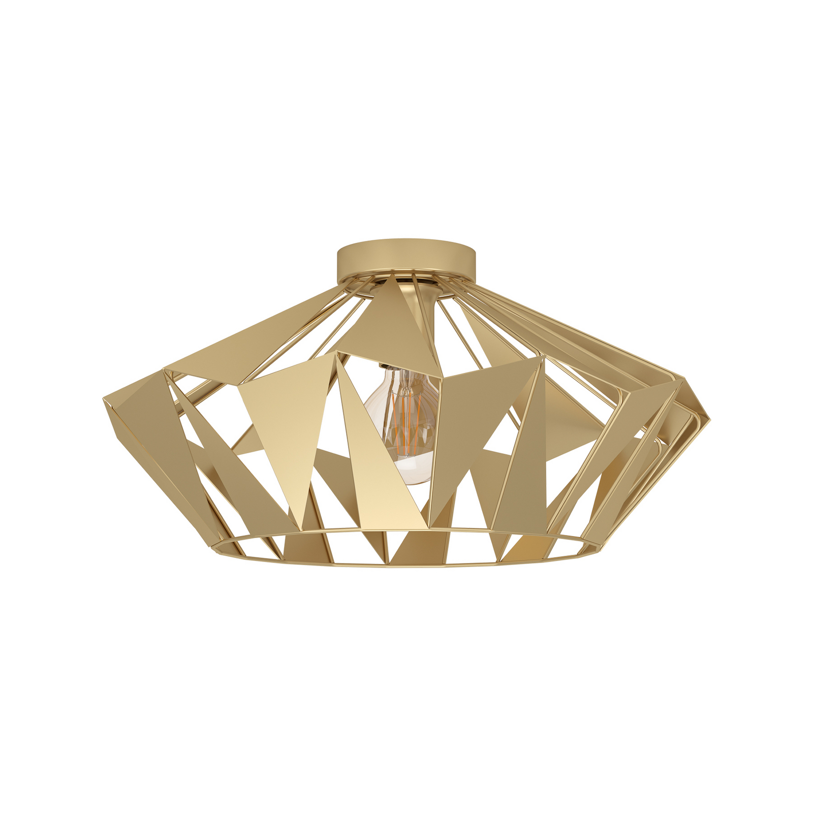 EGLO Carlton mennyezeti lámpa, arany színben