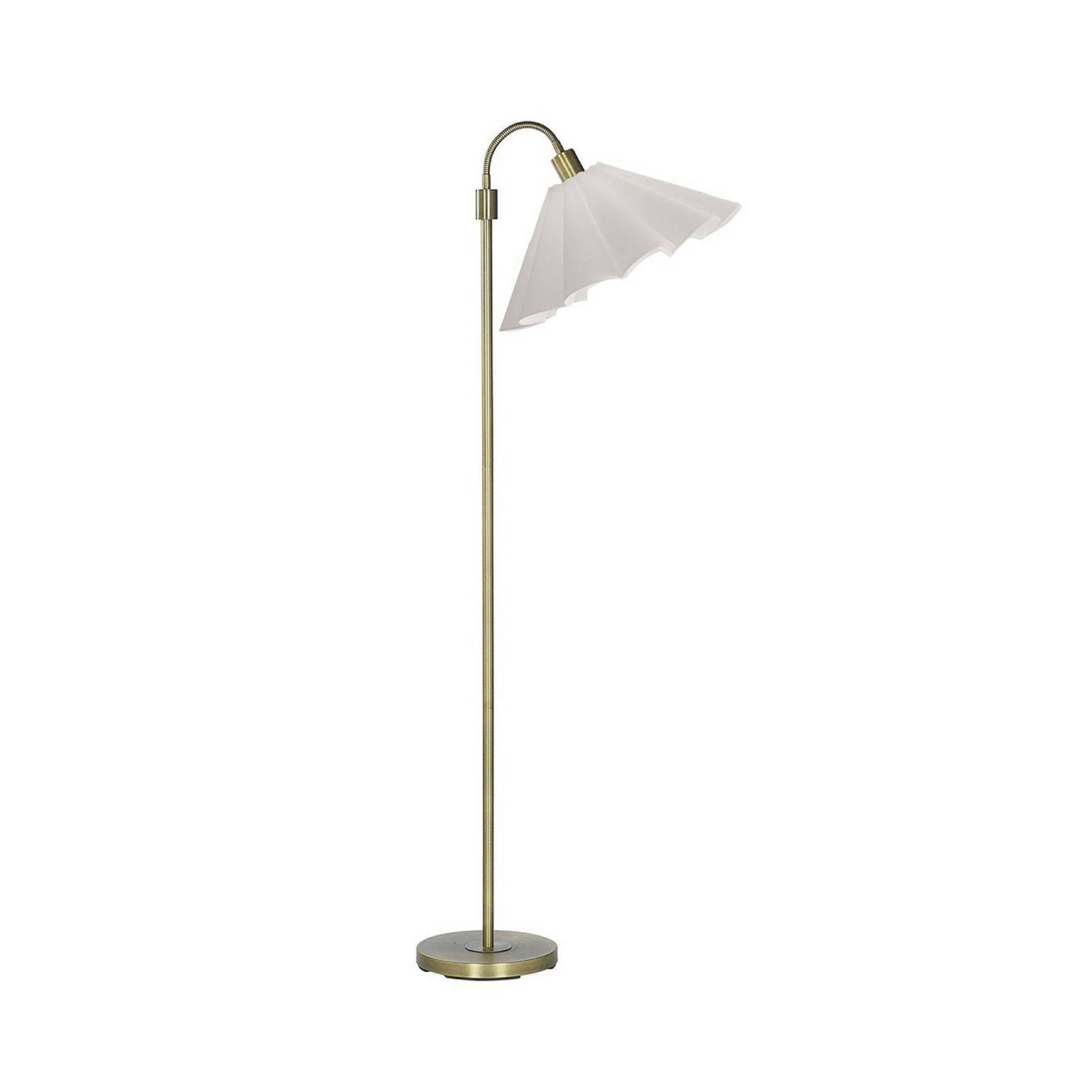 Stehleuchte Amy, gold/weiß, 1-flammig, Höhe 150 cm, E27