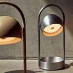 FRANDSEN LED-Akku-Tischleuchte Ball Portable, Stahl