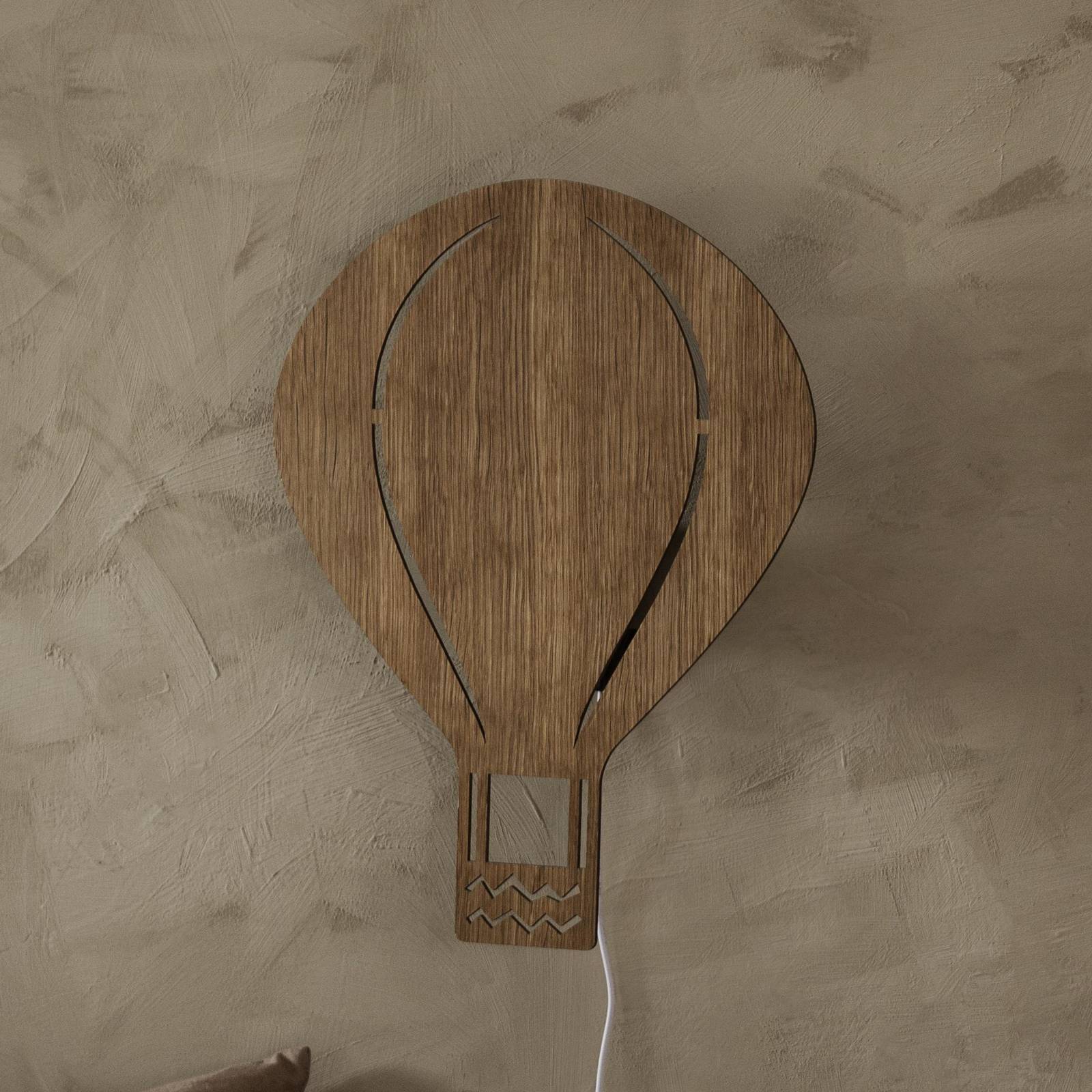 ferm LIVING fermLIVING Applique murale Air Balloon bois foncé connecteur