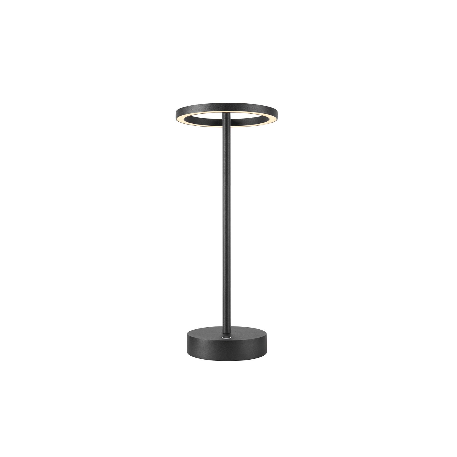 SLV LED oplaadbare lamp Vinolina One, zwart, 2.700 K, hoogte 33 cm