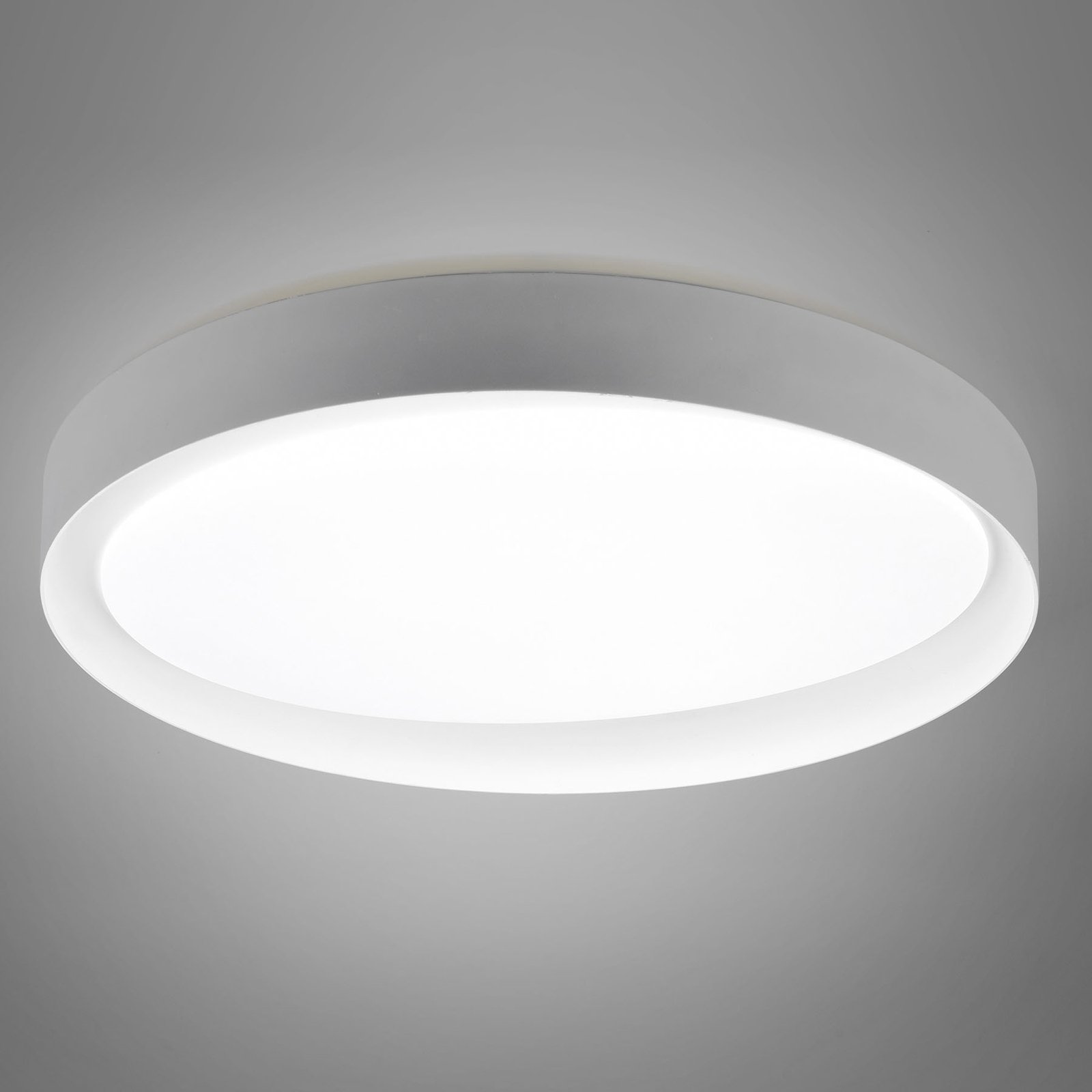 Zeta tunable white LED ceiling light, grey/white