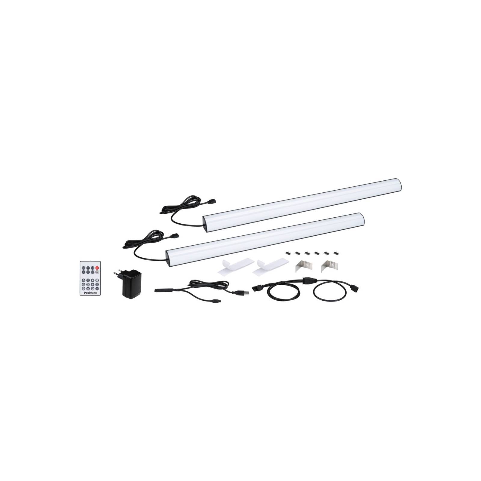 Paulmann EntertainLED Lightbar, RGB, 60cm, 2er-Set