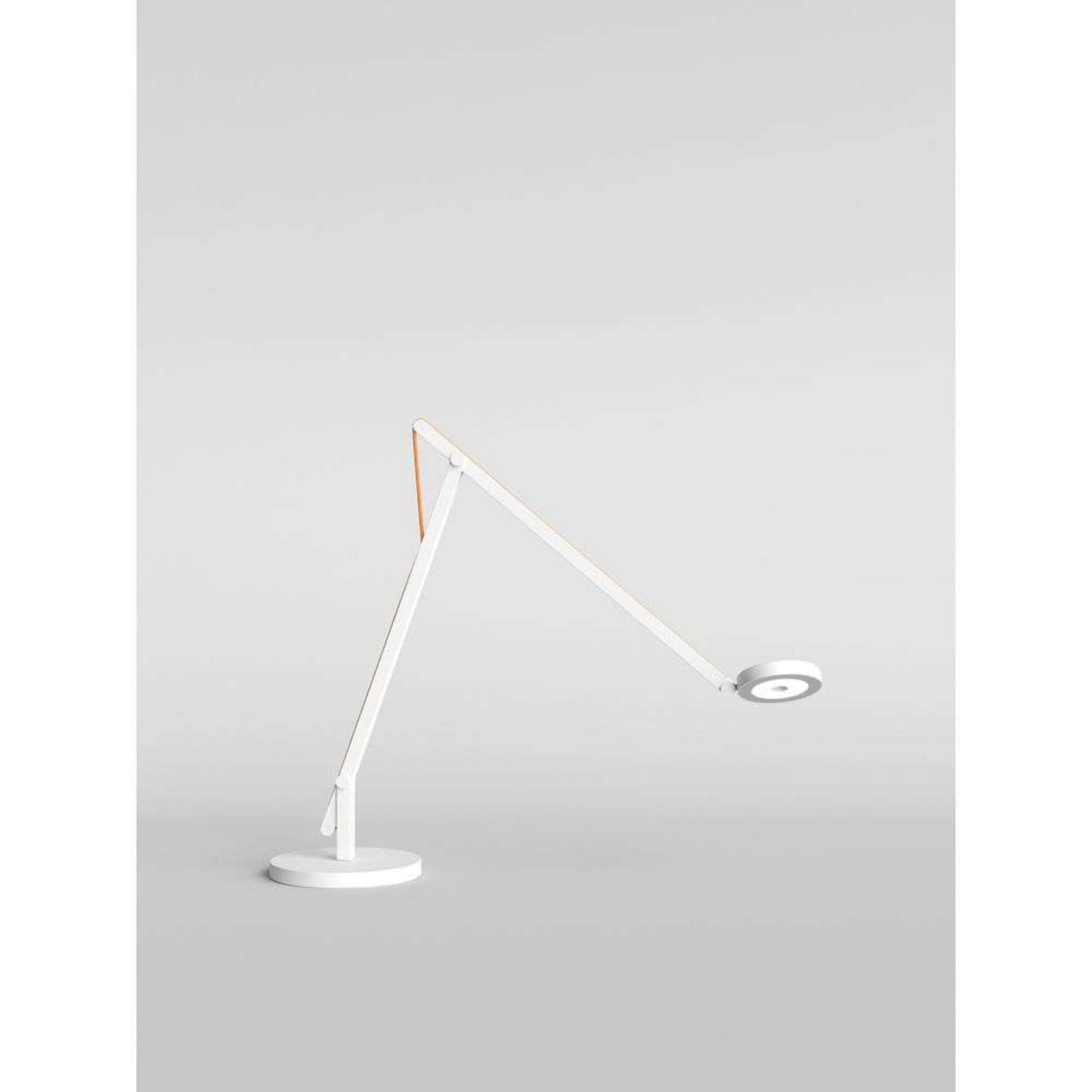 String T1 bordlampe TW Matt White/Orange Rotaliana - Aluminium