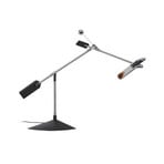 Halley LED-Tischlampe, grau, Ausladung 100 cm - Stilnovo