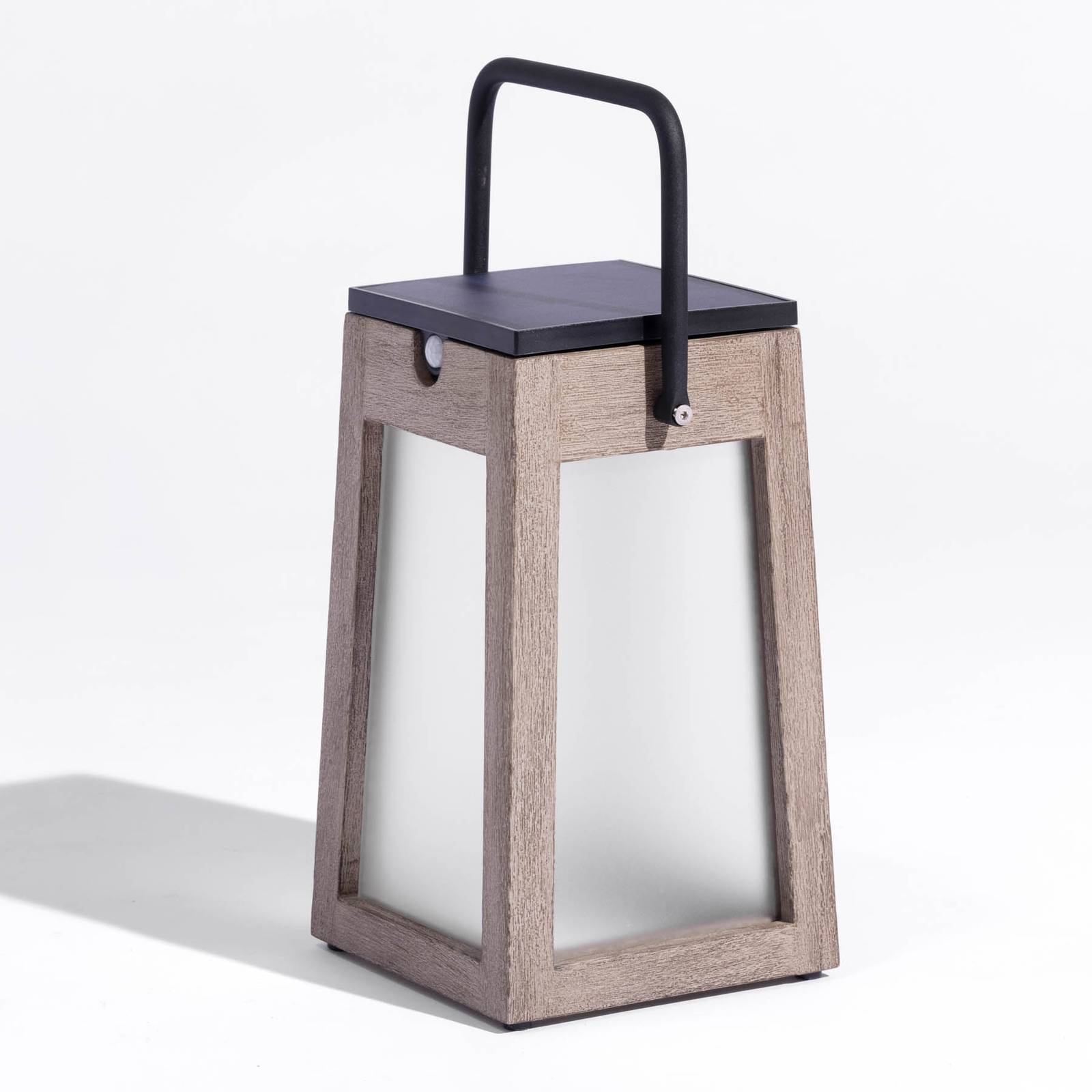 Les Jardins LED-Solarlaterne Tecka tragbar Duratek 25 cm