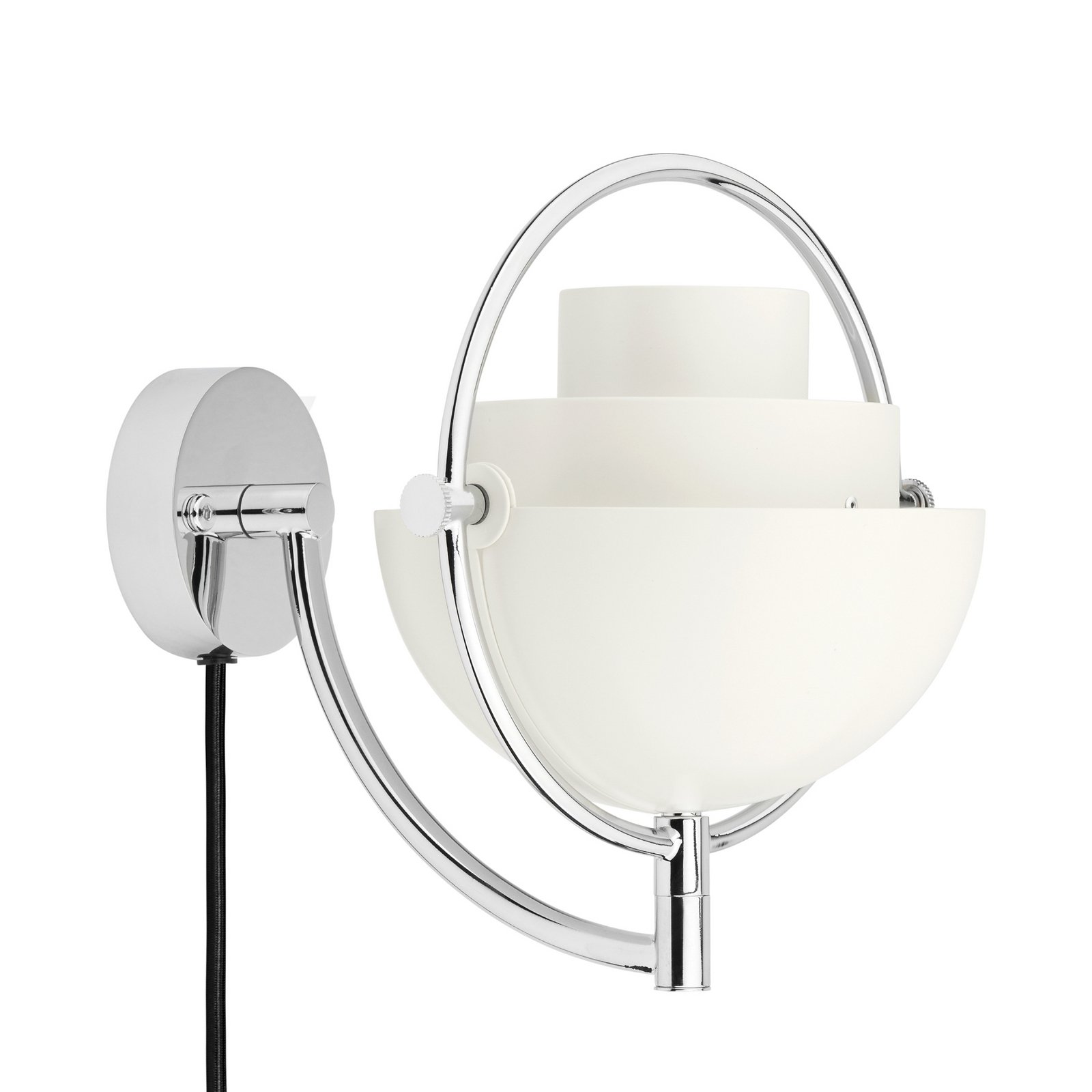 Multi-Line Wandleuchte chrom/weiß Metall G9 - GUBI