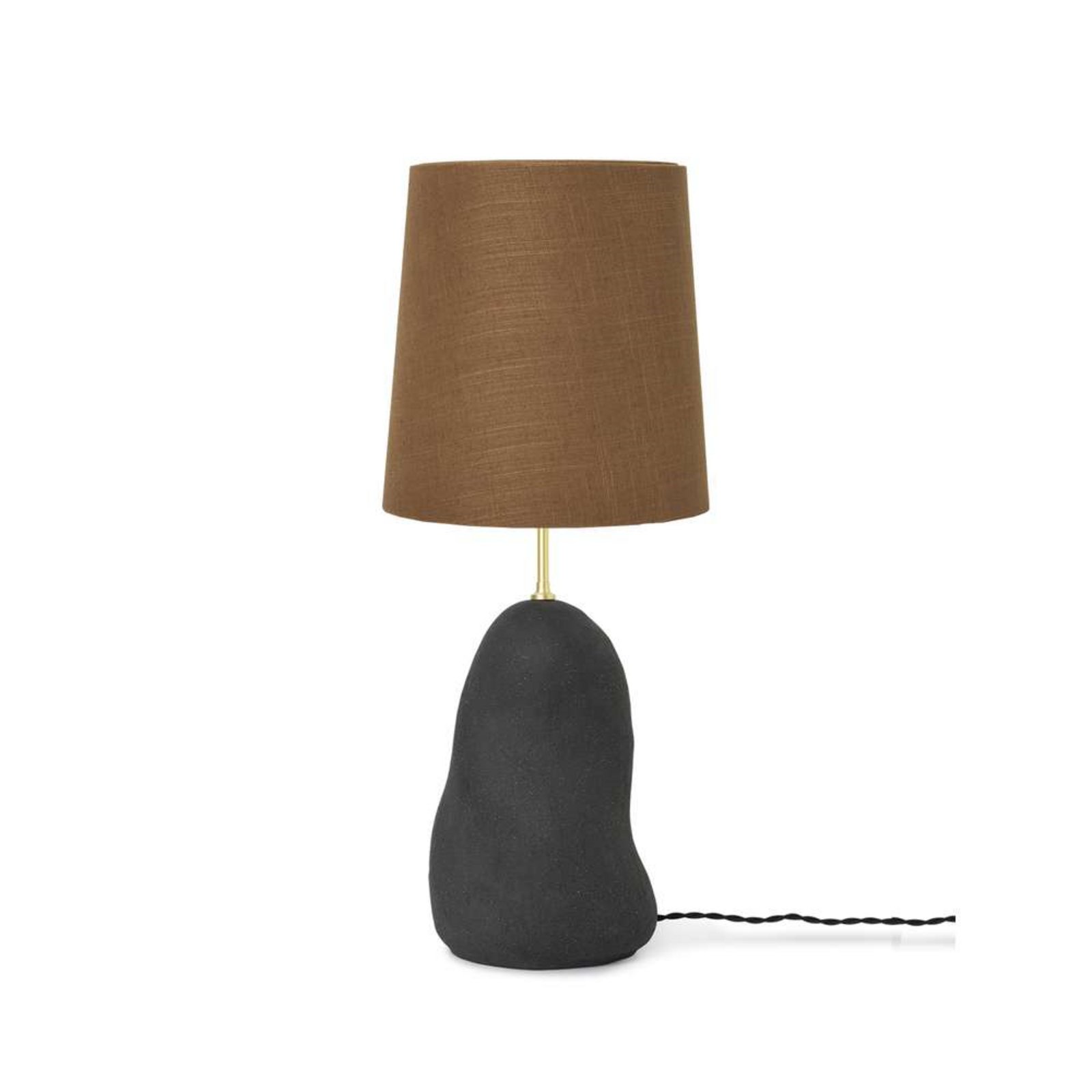 Hebe Lampă de Masă Medium Black/Curry - ferm LIVING