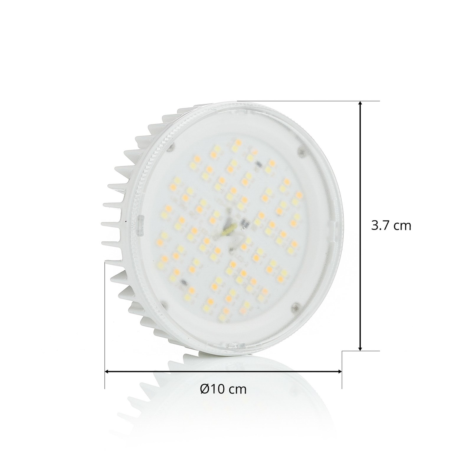 GX53 10W LED žárovka, 1 200lm, 3 000/4 000/6 500K