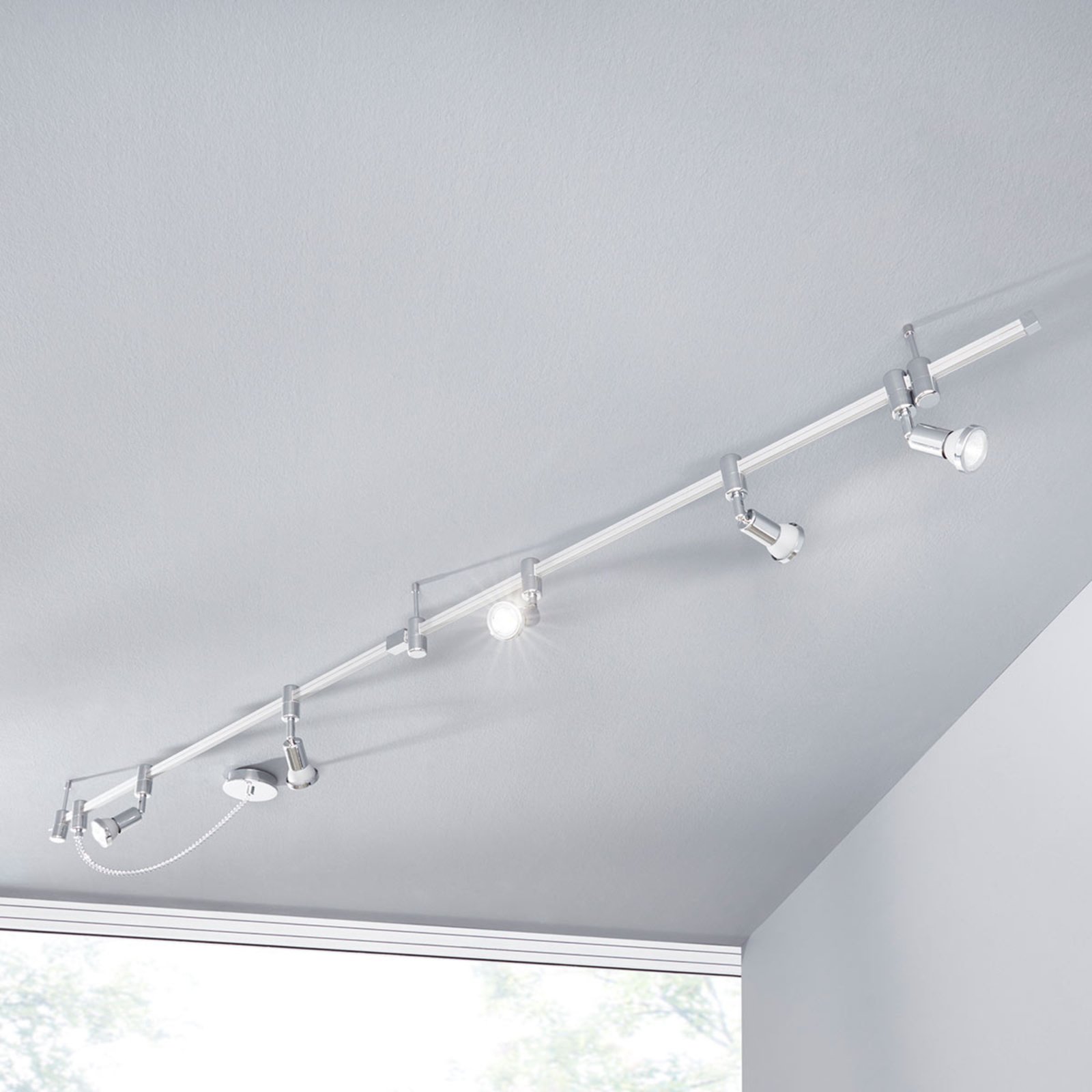 Dimbar LED skinnespot Marwa, 5 lyskilder | Lampegiganten.no Kjøp Lampe LED Ø9,5 cm | Lamper og belysning | KitchenTime