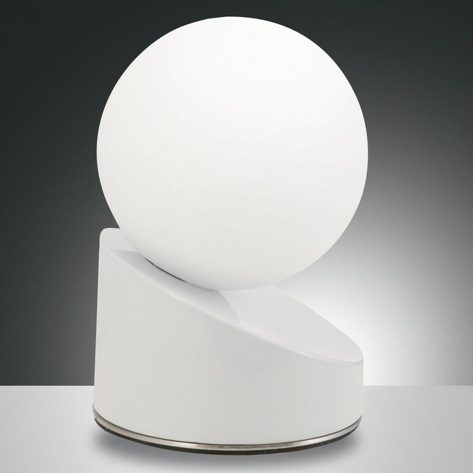 Lampa stołowa LED Gravity, biała
