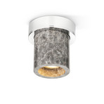 Downlight Miss Marble, cinzento/cromado - DESIGN BY US