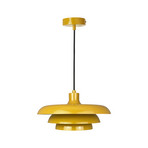 Dyberg Larsen riputatav valgusti Ava, karrikollane, metall, Ø 31 cm