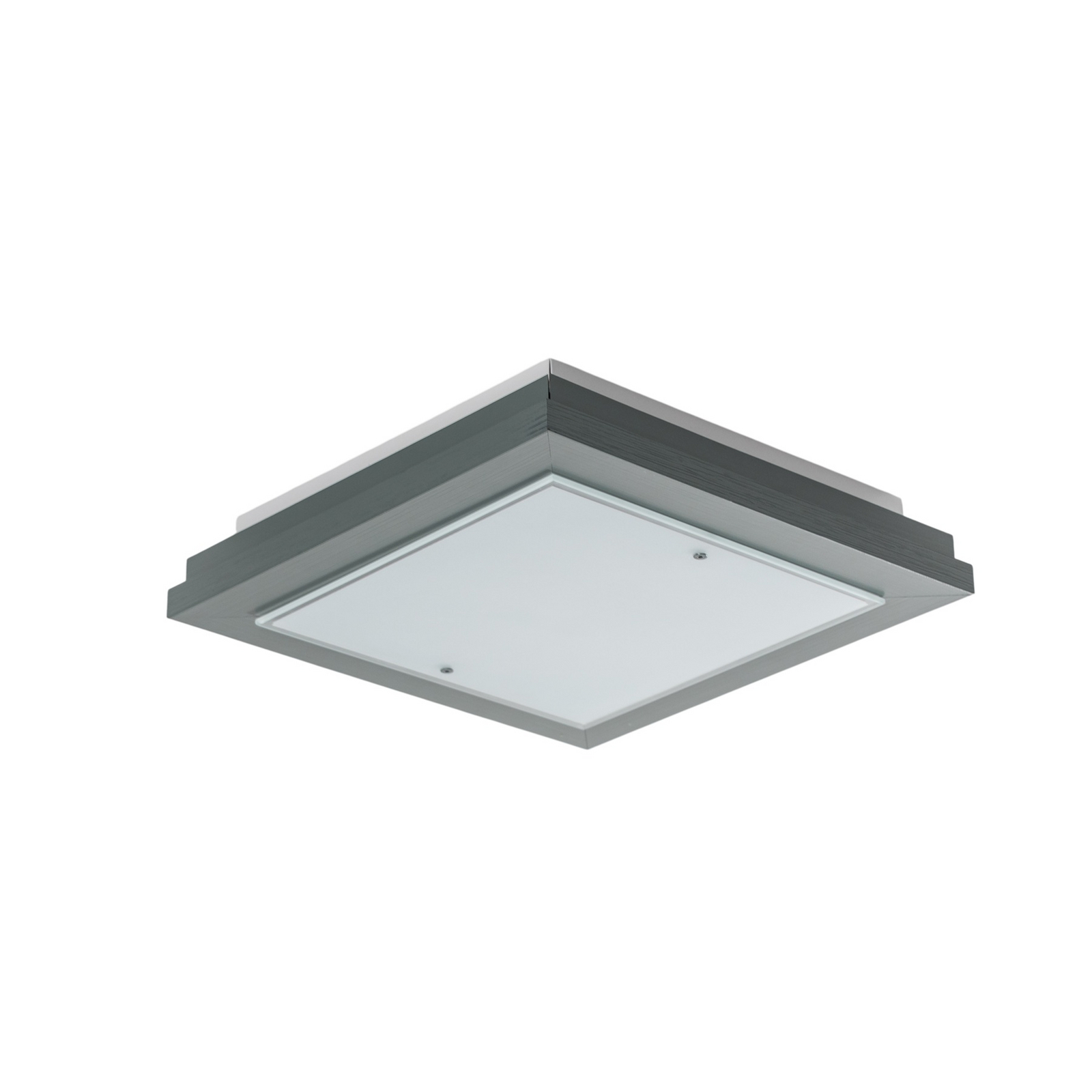 Plafondlamp Tally, breedte 32 cm, saliegroen, hout, E27