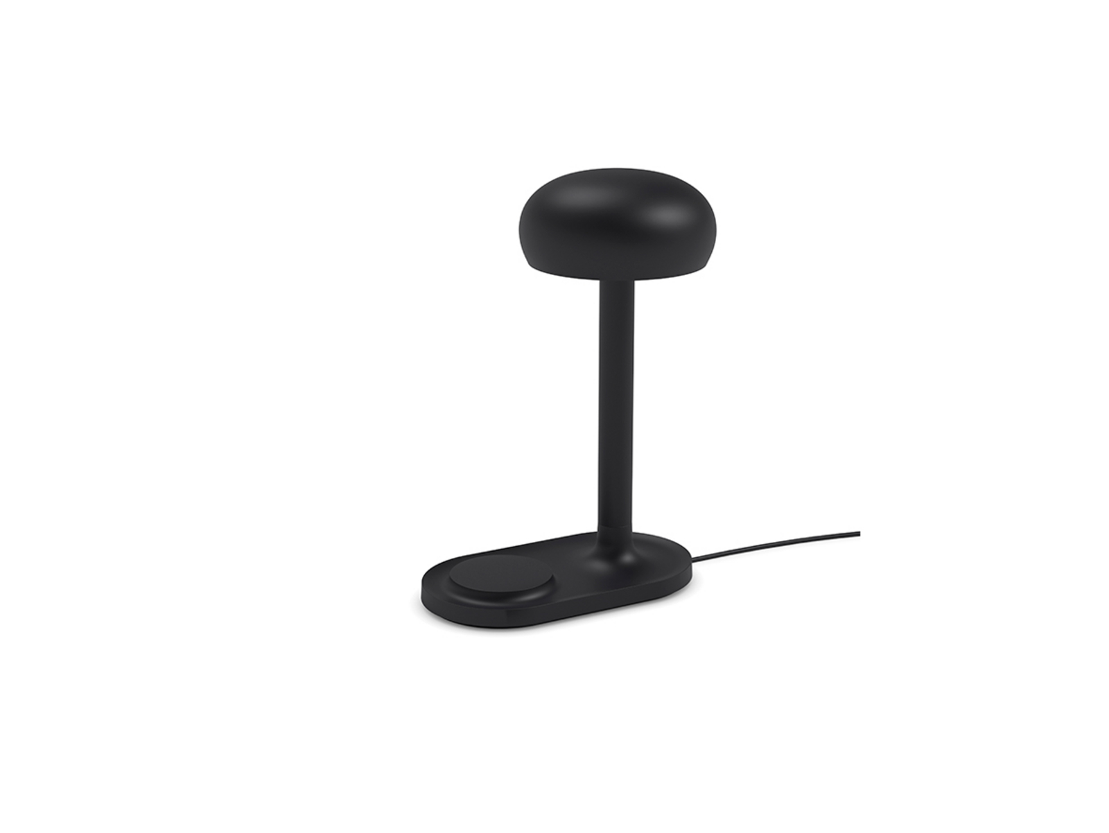 Emendo Lampada da Tavolo w/Qi Wireless Charging Black - Eva Solo