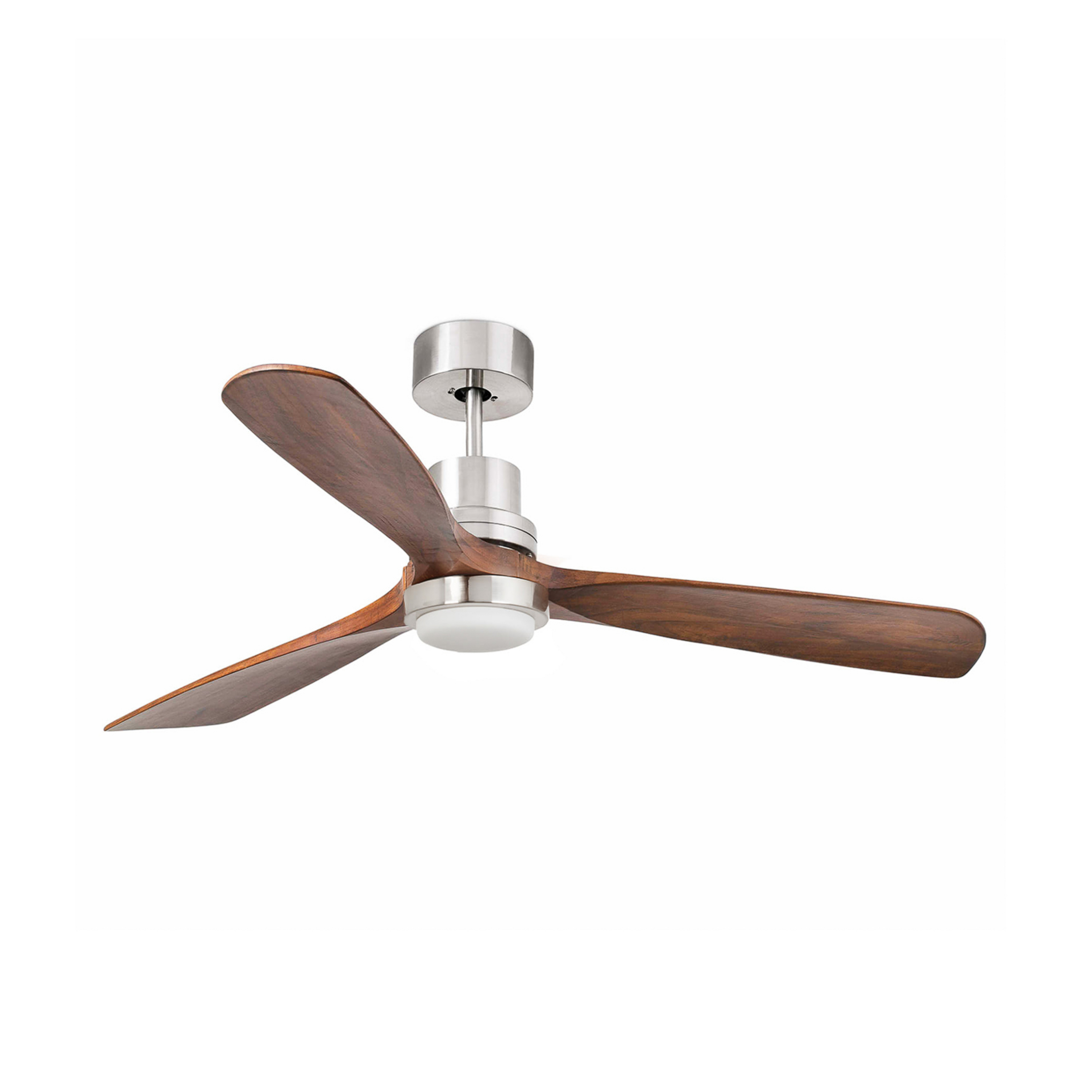 Stropni ventilator Lantau L LED nikl/tamni bor
