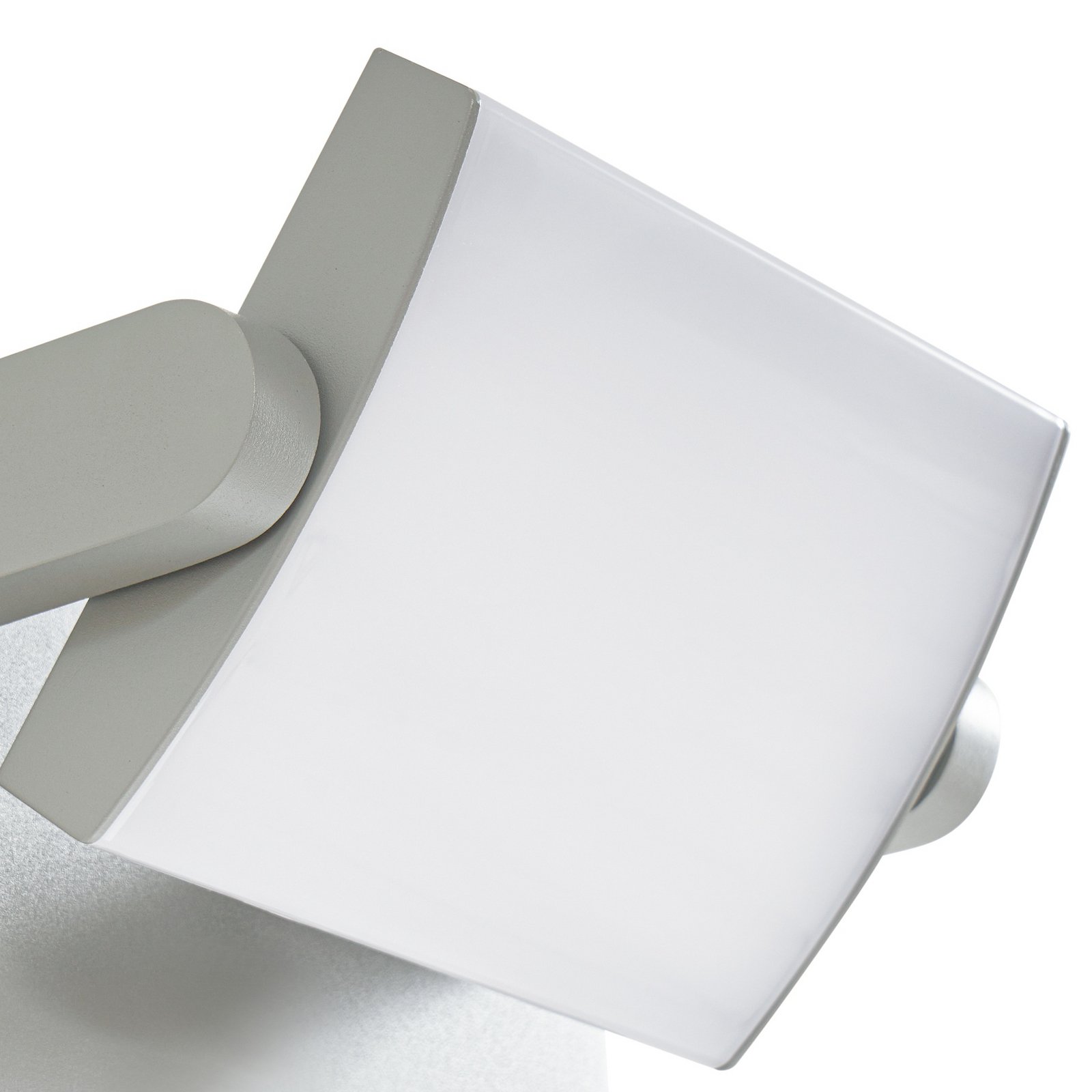 Lindby LED buiten wandlamp Sherin, grijs, IP54, zwenkbaar