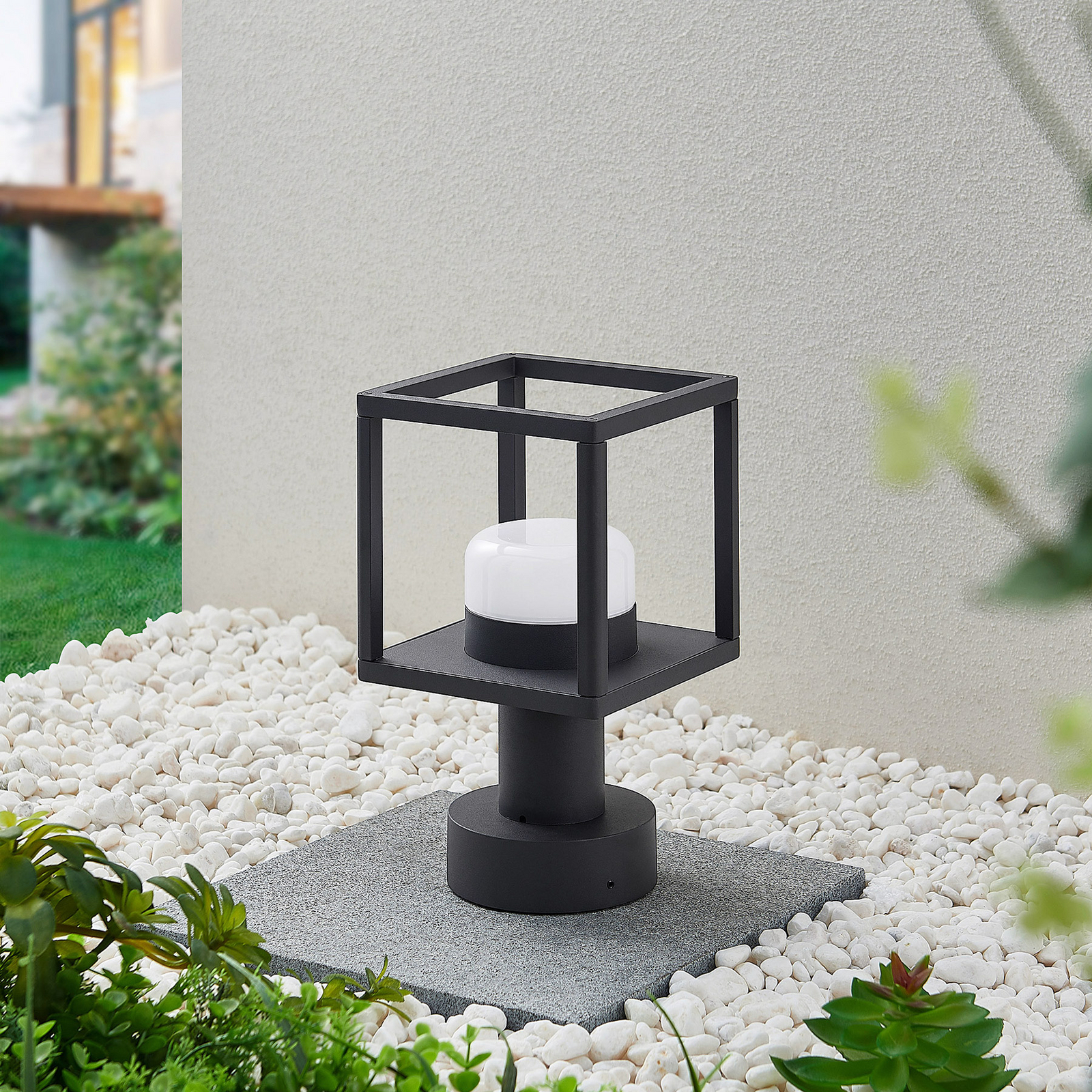 Lucande Timio lampioncino di alluminio