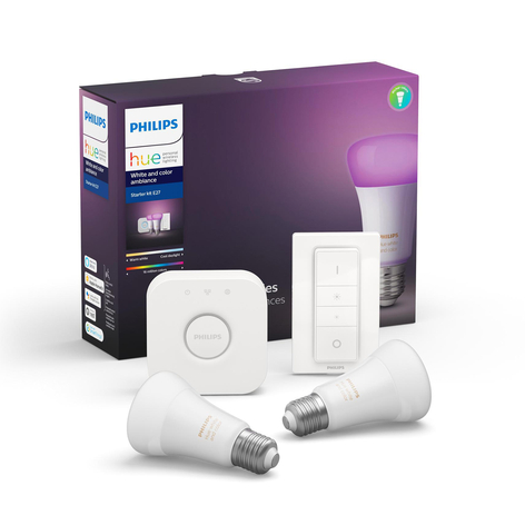 Philips Hue White & Color Ambiance E27 Starter-Kit