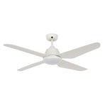 Faro LED ventilador de techo Aria blanco silencioso 122 cm